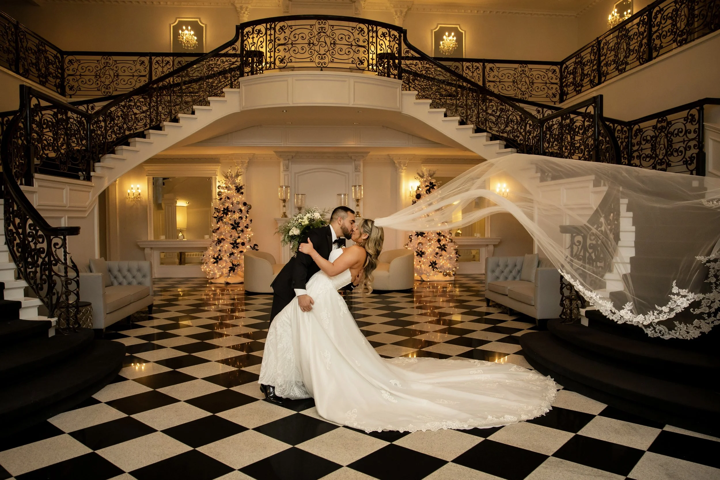 Alexa &amp; Mike’s Chic Christmas Wedding at The Addison Park