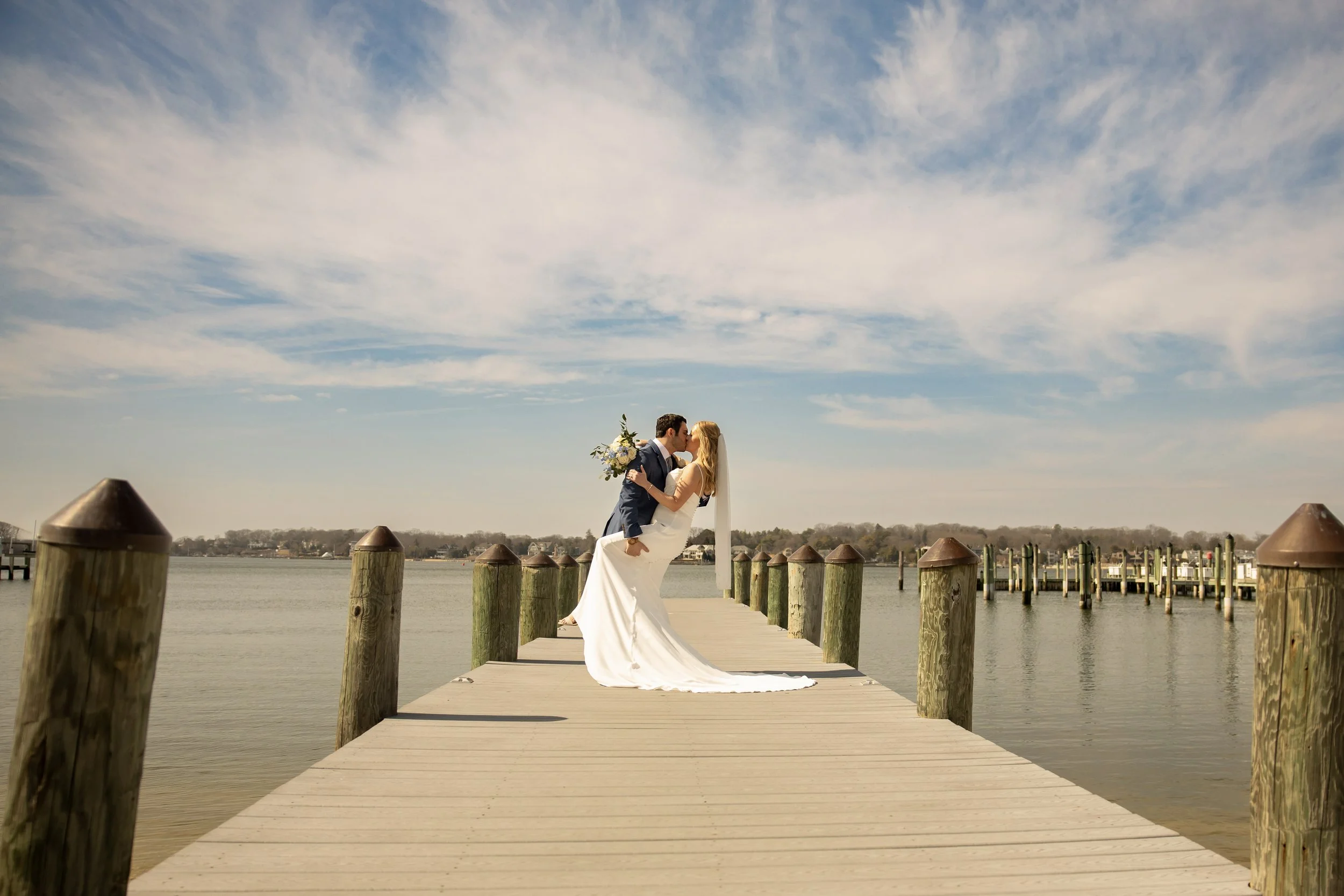 Amy &amp; James’s Classic March Wedding at Clarks Landing