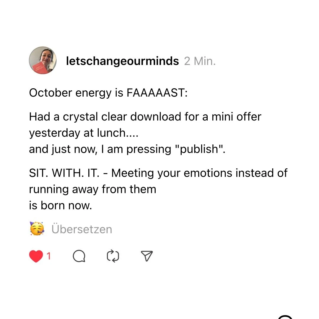 Trusted my intuition. Created out of flow. Feel zero stressed even though it took less than 24 hours from start to finish. #messagesfromspirit #intuitivecoaching #efttapping #empoweryourself #emotionalhealing