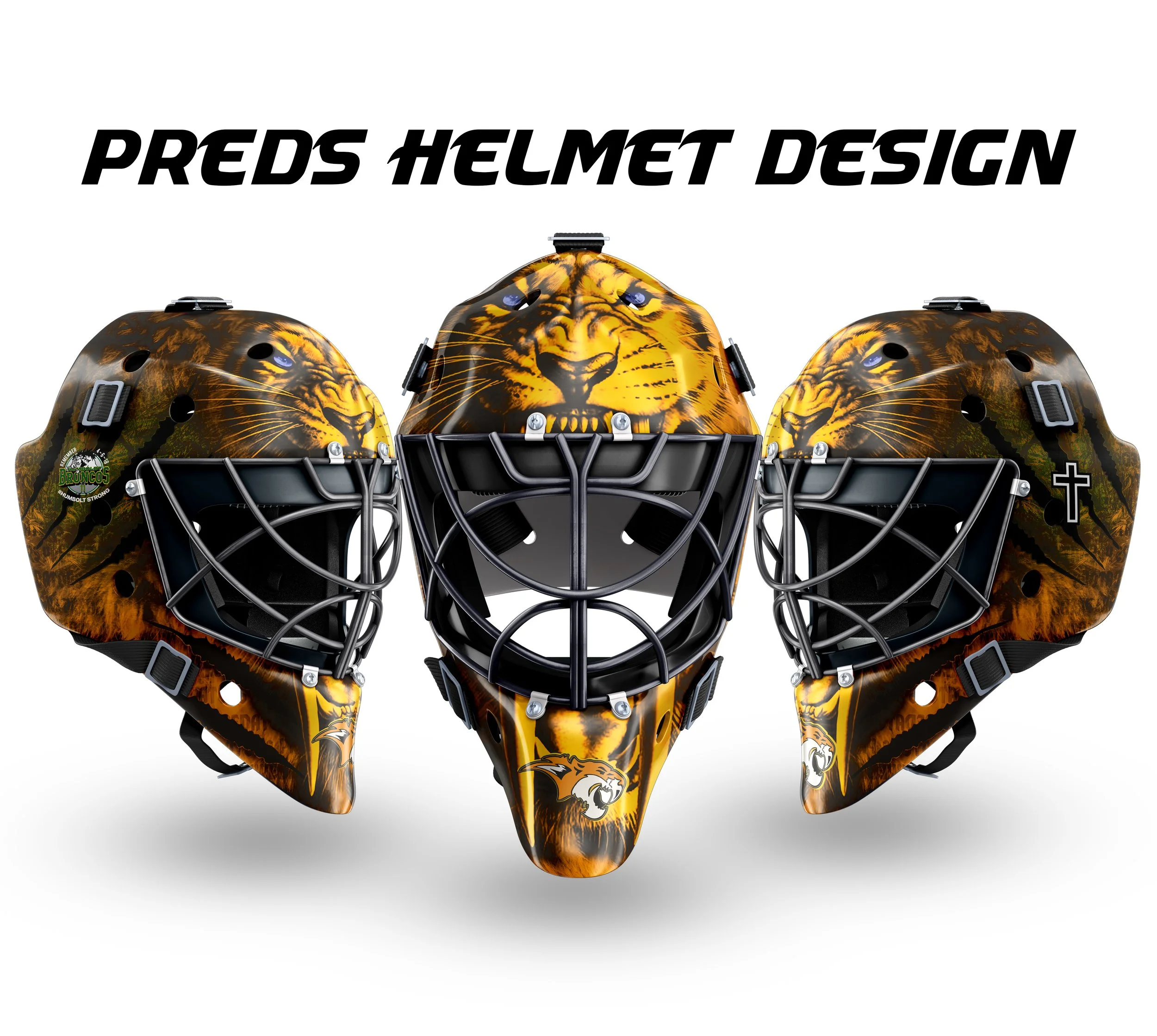 Prince Albert Predators Goalie Helmet