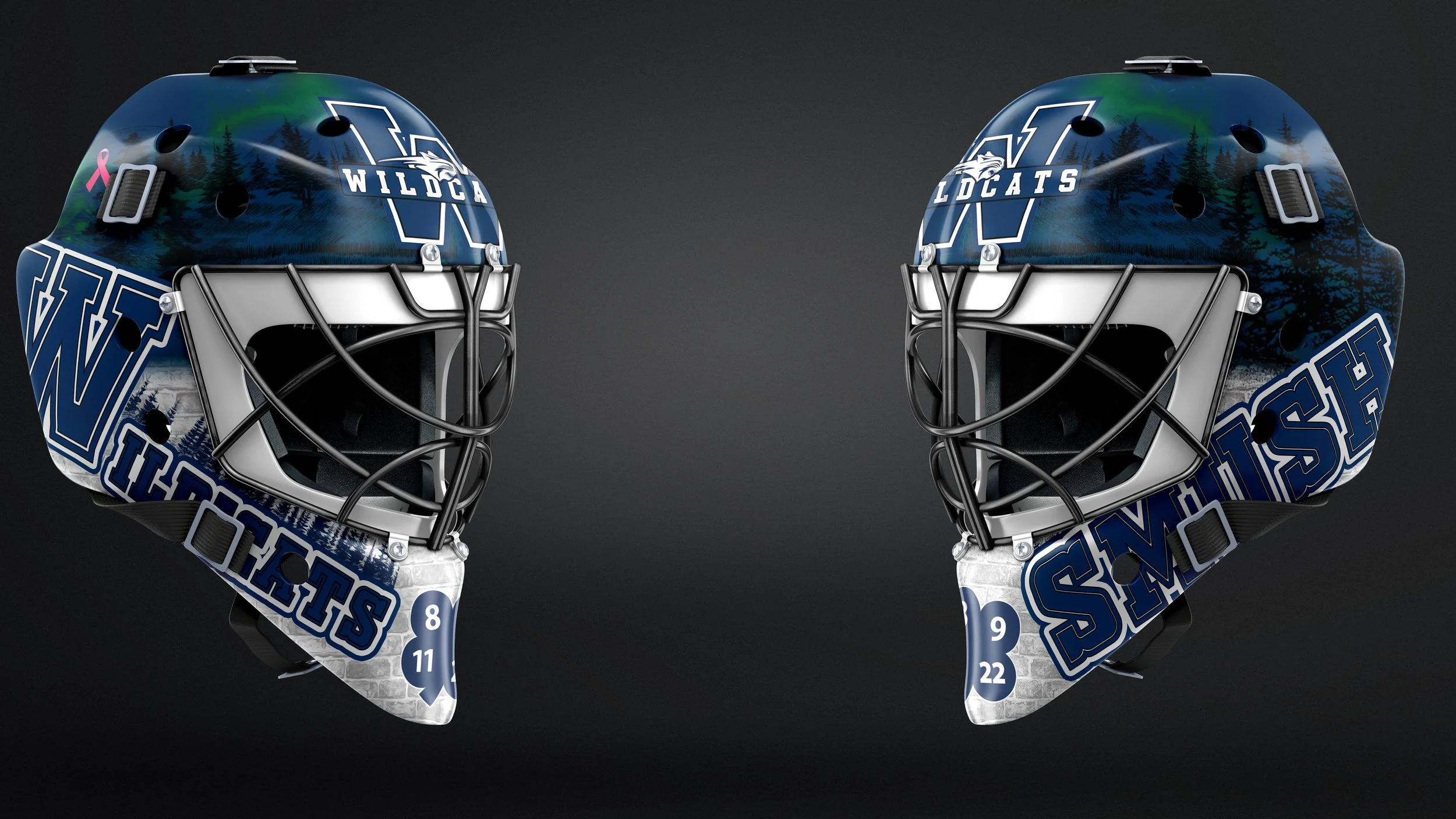 WildCats Goalie Helmet