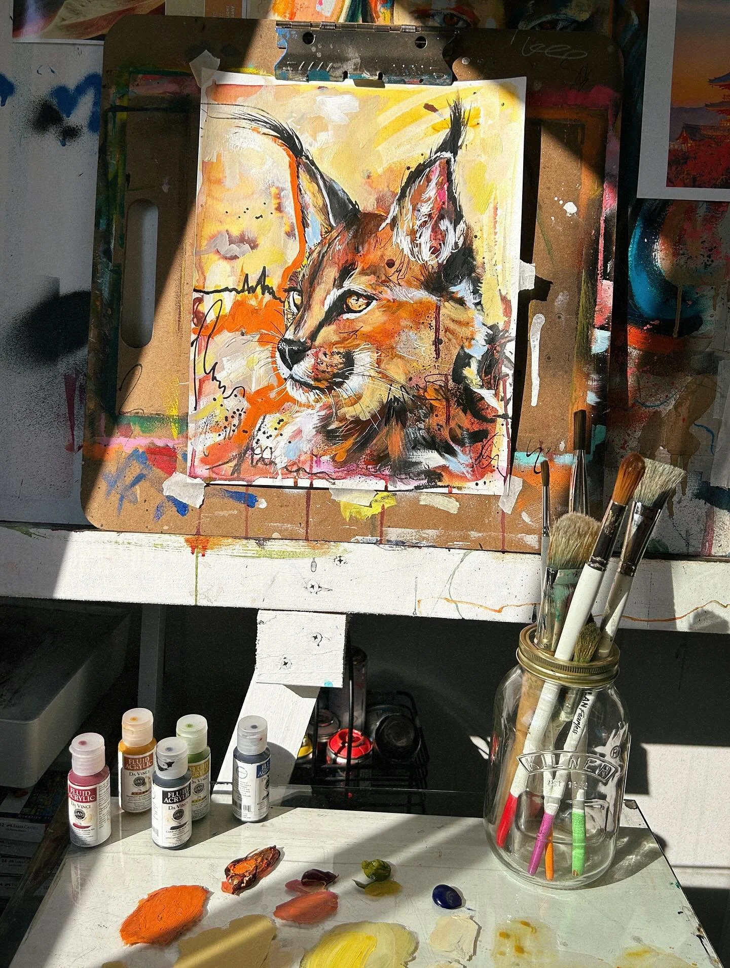 Just 9 days until I&rsquo;m exhibiting at Cookham &amp; Maidenhead Arts Trail ❤️&zwj;🔥

Continuing the yellow theme from my last post&hellip; meet &ldquo;Unyielding&rdquo; 💛
11x14 inches - a little study that captures strength, focus, and that unta