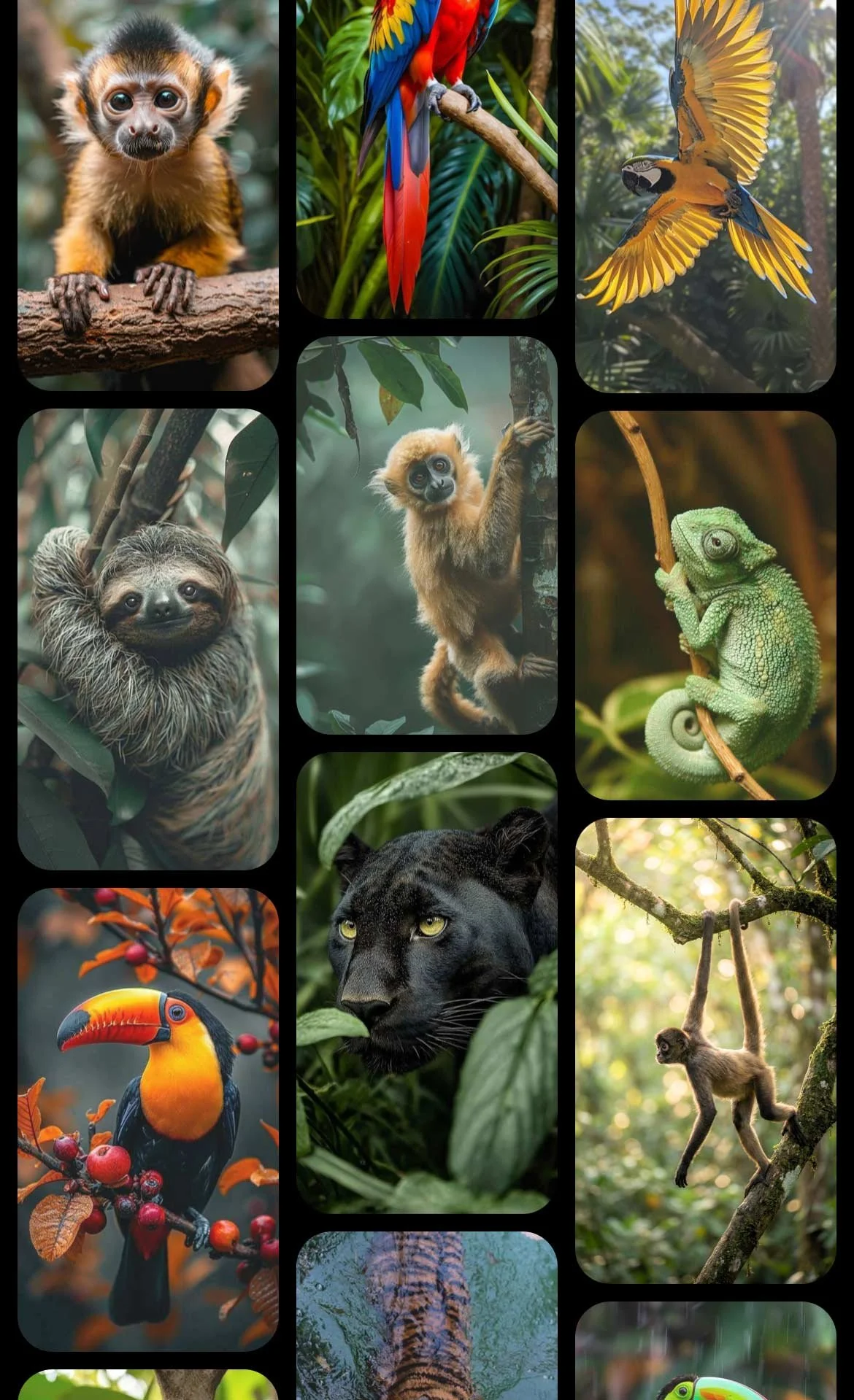 Jungle Guardians: Painting Rainforest Animals