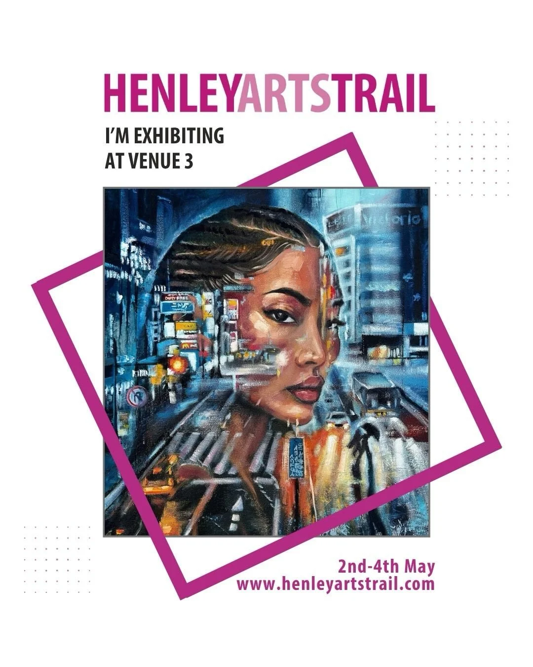 Excited to share that I&rsquo;ll be exhibiting at this year&rsquo;s Henley Arts Trail over the early May bank holiday weekend ✨

You&rsquo;ll find me at Venue 3 at Zizzi on Henley High Street, alongside 5 brilliant artists - swipe to see their work ?