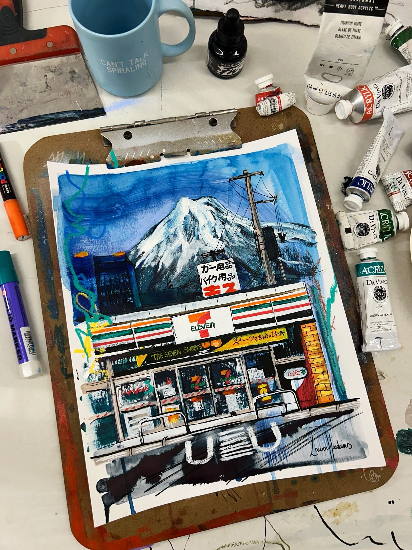 Painted a @7eleven again

If this doesn&rsquo;t sell I&rsquo;m keeping it