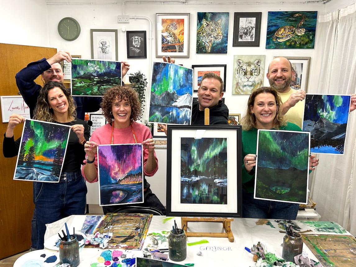Dancing Skies: Painting the Northern Lights