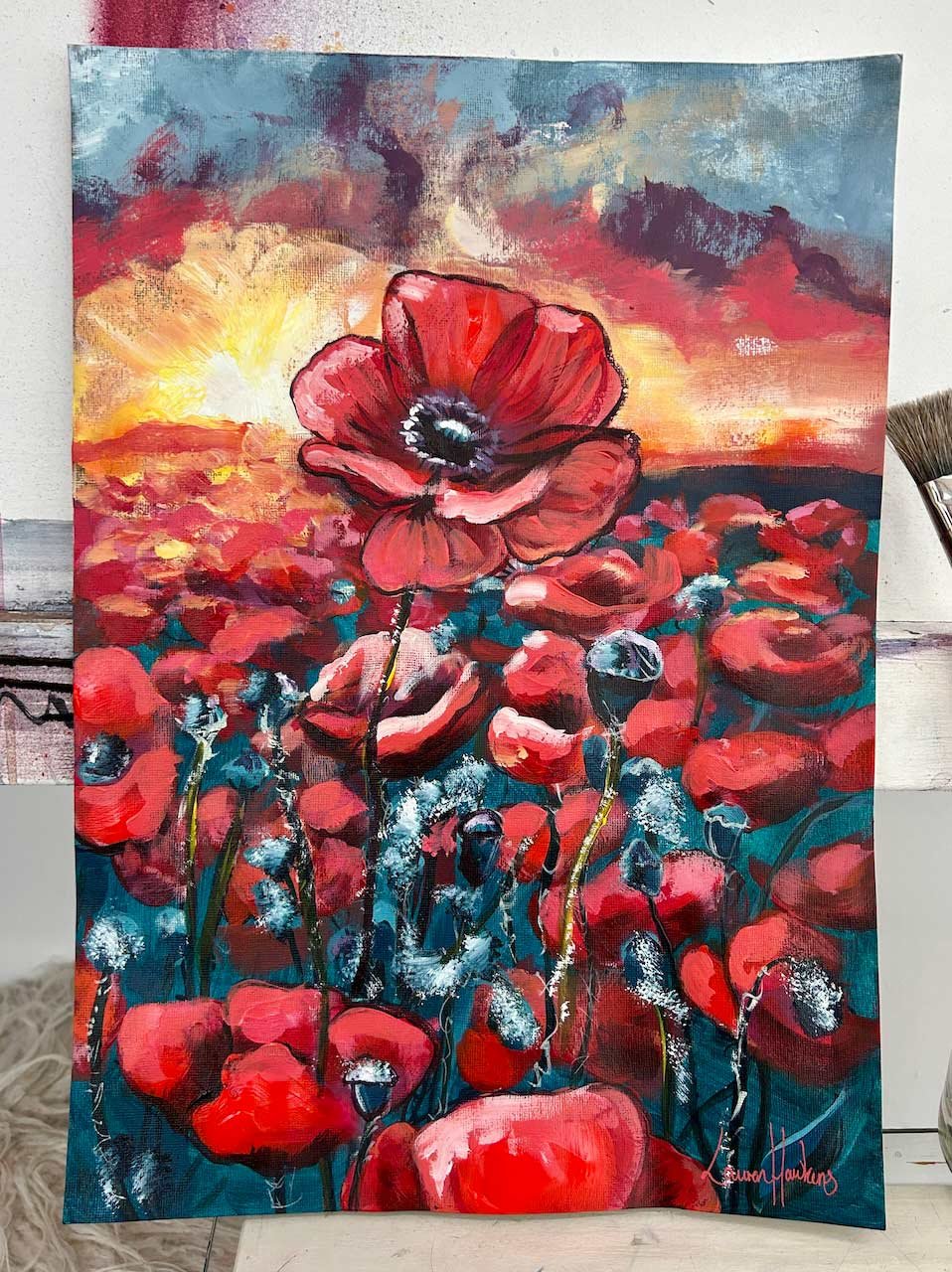 Painting Poppies: Nature’s Power to Heal