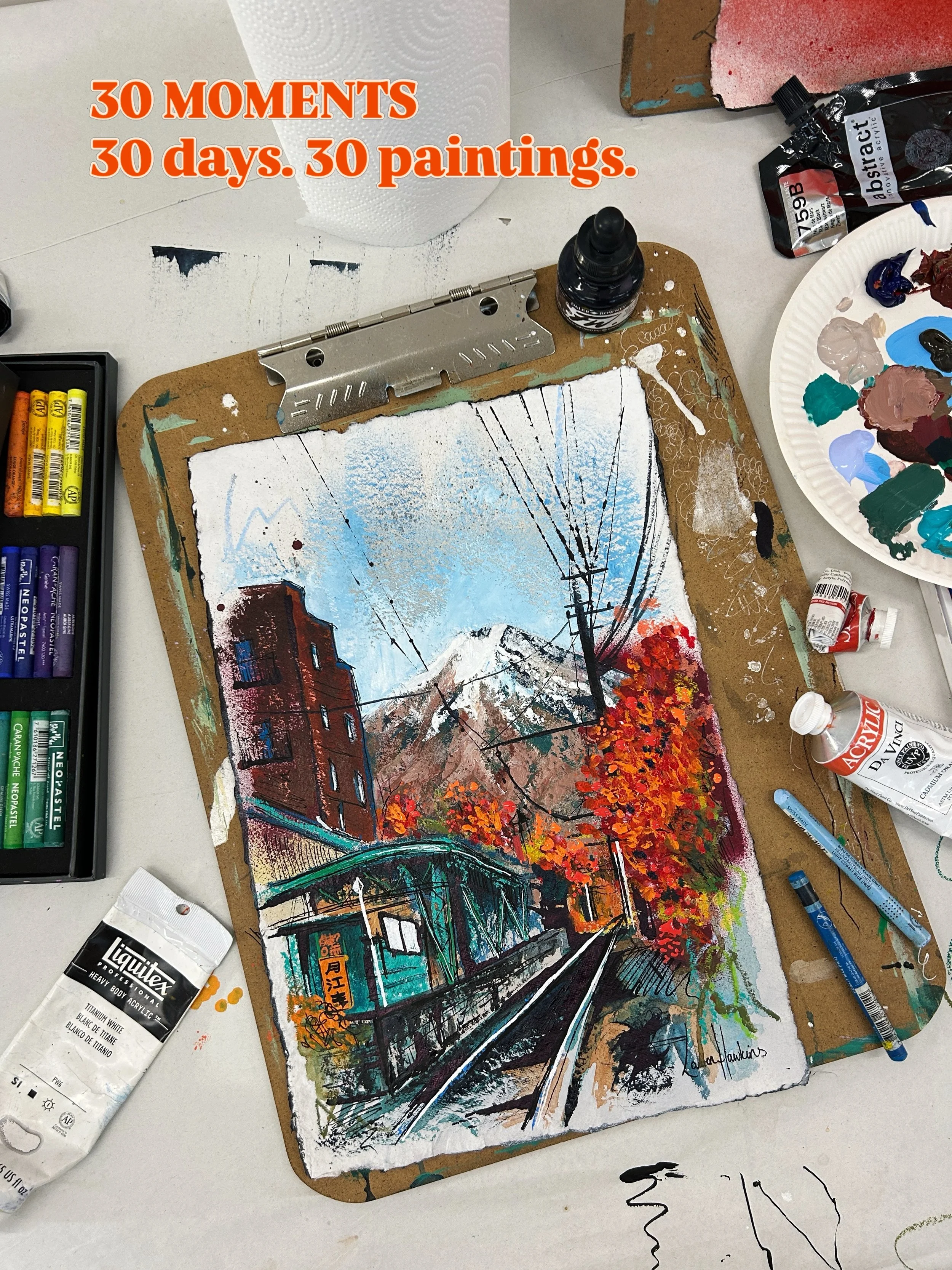 30 MOMENTS. 30 DAYS. 30 PAINTINGS ❤️&zwj;🔥

Lately, I&rsquo;ve been thinking a lot about the connection between feeling and place - and why certain places stay with us long after we leave them.
So I&rsquo;ve decided to explore it properly.

Througho