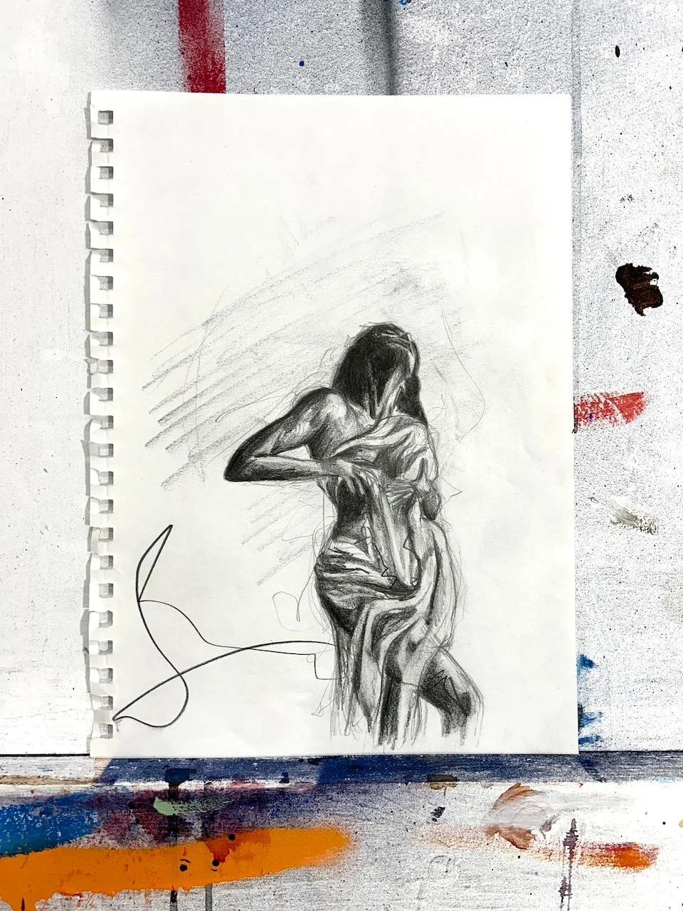 "Claim Me" 30 minute graphite sketch on paper