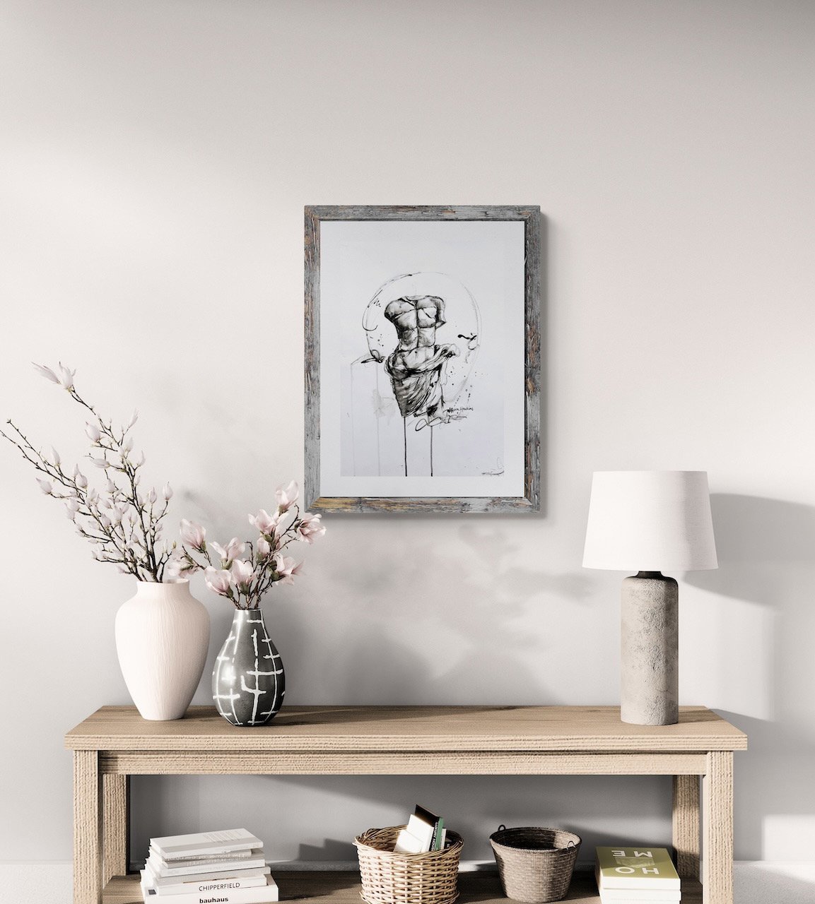 living-area-with-wooden-console-table-statue-drawing.jpg