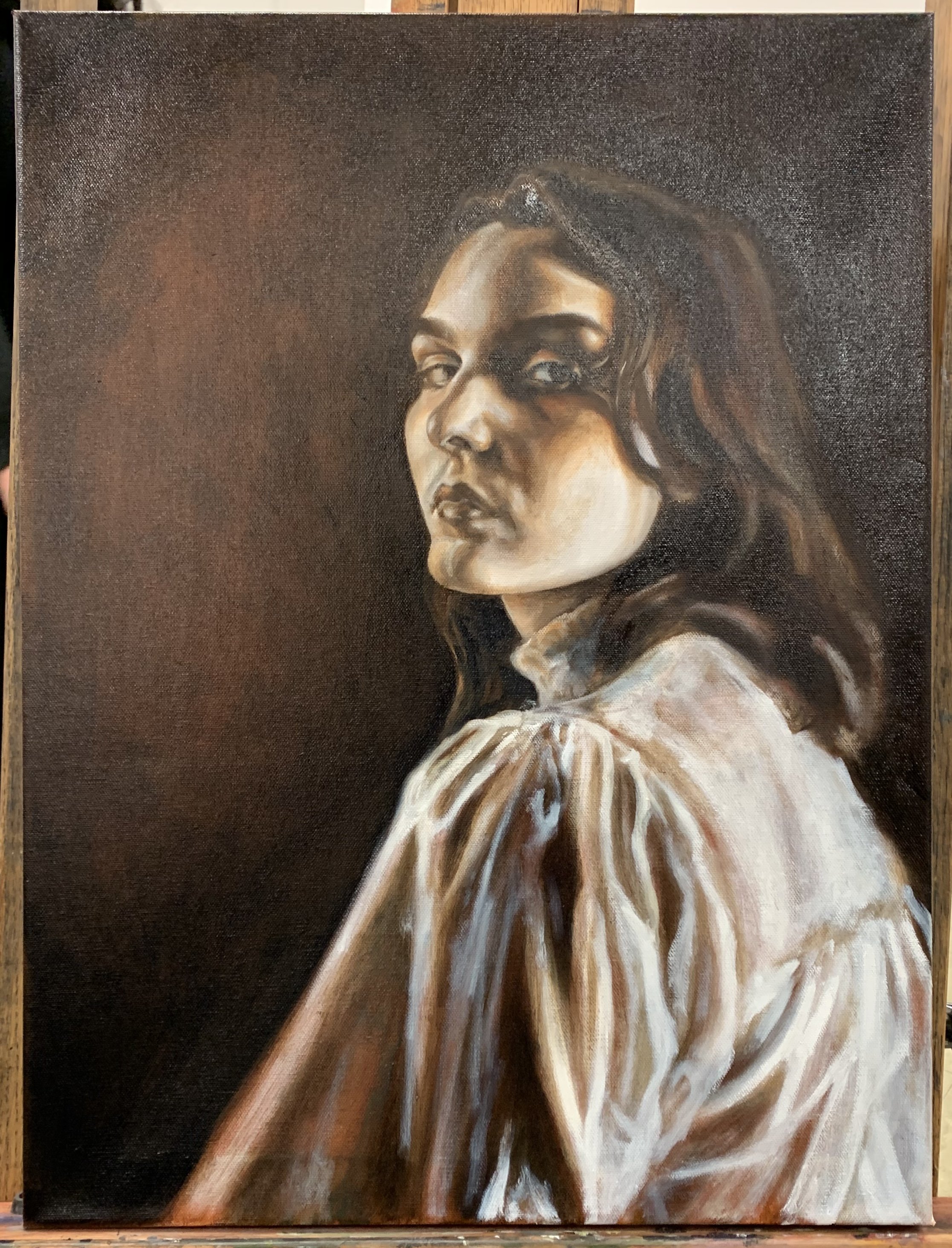 Finished underpainting.