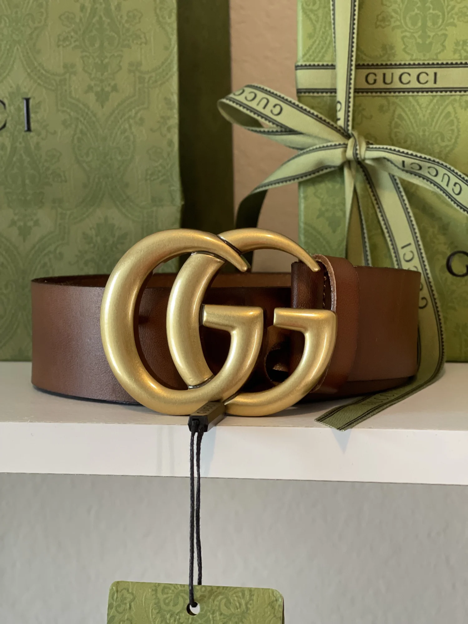 GG BROWN BELT — My Luxx Boutique