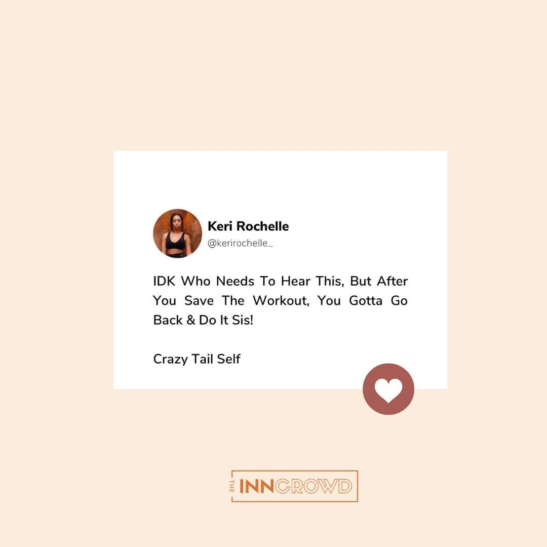 We&rsquo;re 1 week into the new year and I know it&rsquo;s easy to fall off the goals you set. This is a gentle nudge to remix you to do everything you said you were gonna do this year, Friend.

If you need accountability DM us &ldquo;Community&rdquo