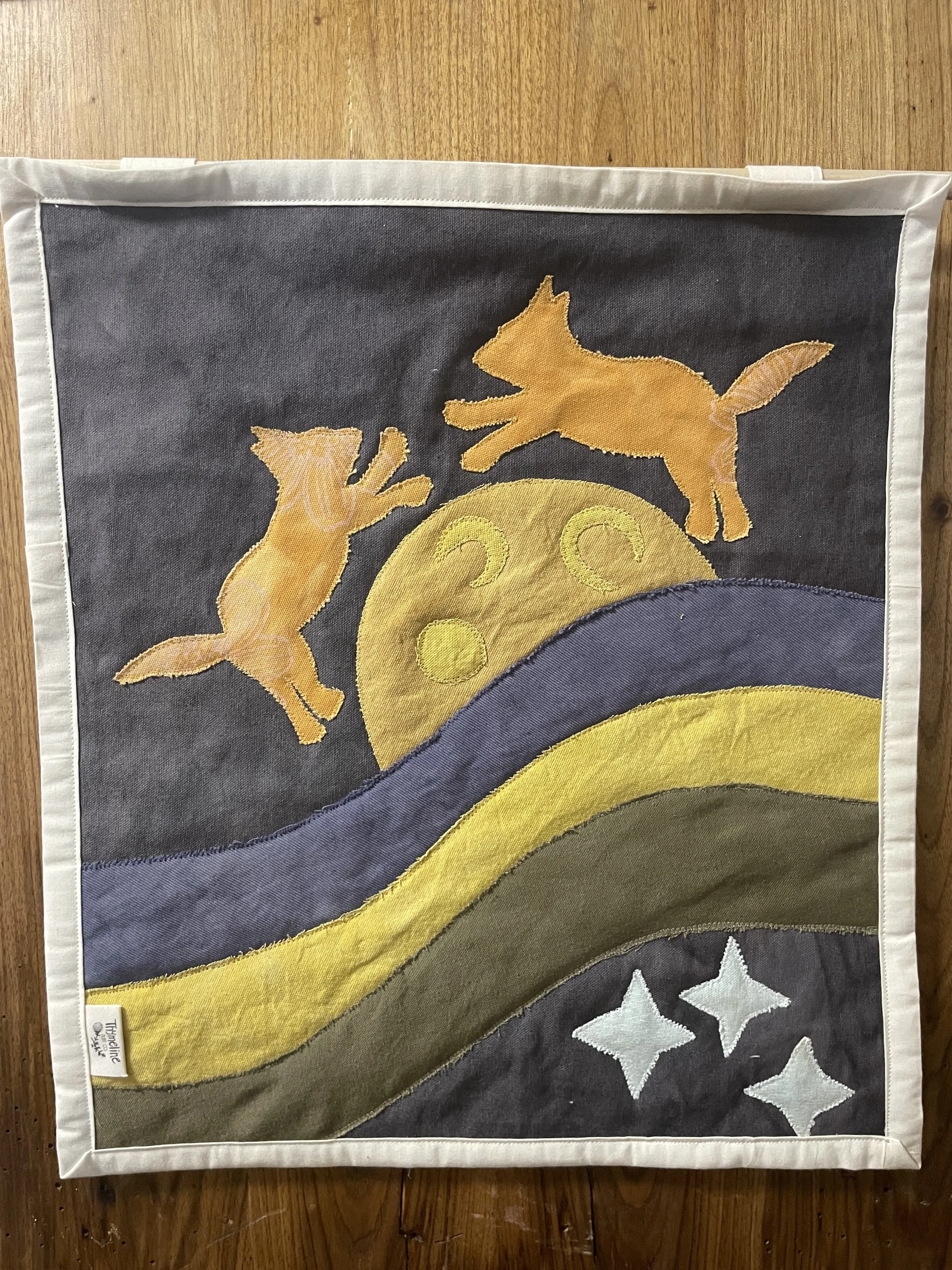 Dingos Over the Moon Wall Hang