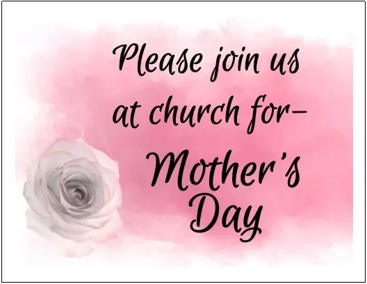 Mother's Day Sunday