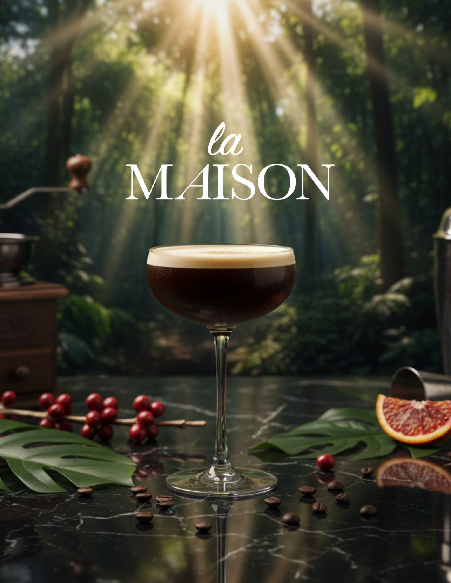 La Maison Rainforest - Coffee-based cocktail class