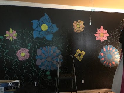 Group Mural (Crystal, Crystiana, Tina)