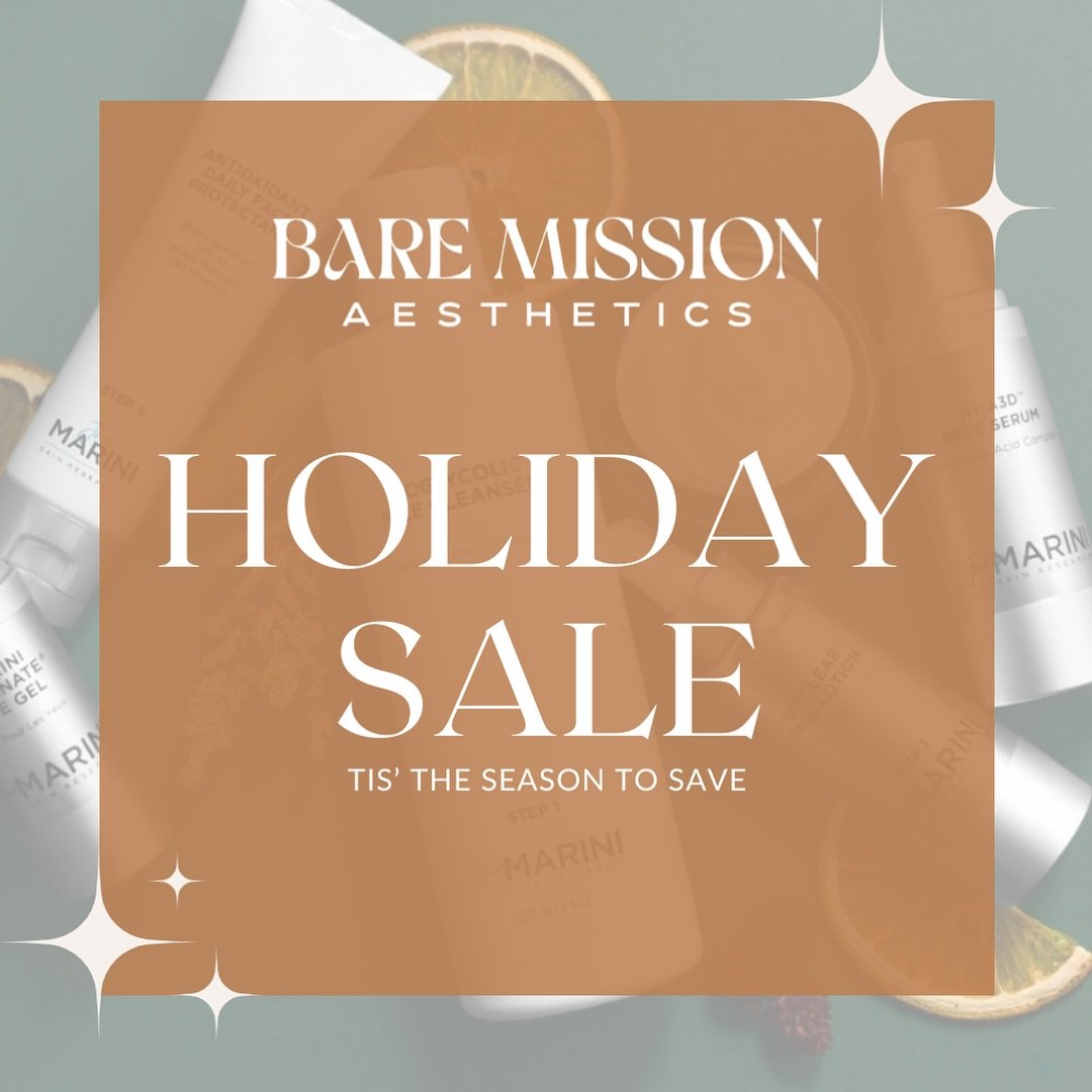 Tis&rsquo; the season to treat yourself! From me to you, I hope these sweet deals are just what you&rsquo;ve been waiting on to take your skin&rsquo;s health to the next level this winter.
SALE ENDS NOV 29TH ✨

Everything can be purchased through my 