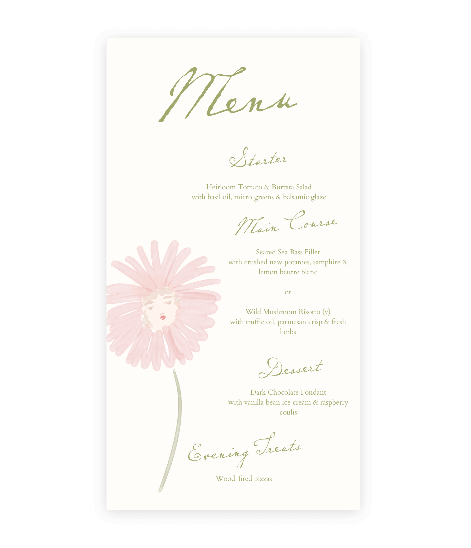Alba Menu (Digital)