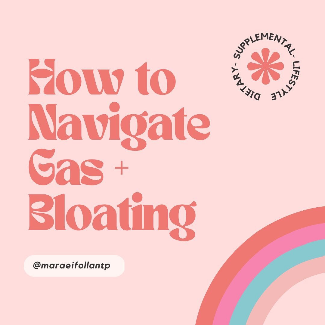 Gas and bloating&hellip;a very common issue! 

Probably sick of me saying this but &hellip; it&rsquo;s not normal!!

Occasional gas + bloat .. it happens! 

These are a few foundational recommendations for gas and bloating. For some, it can be as sim
