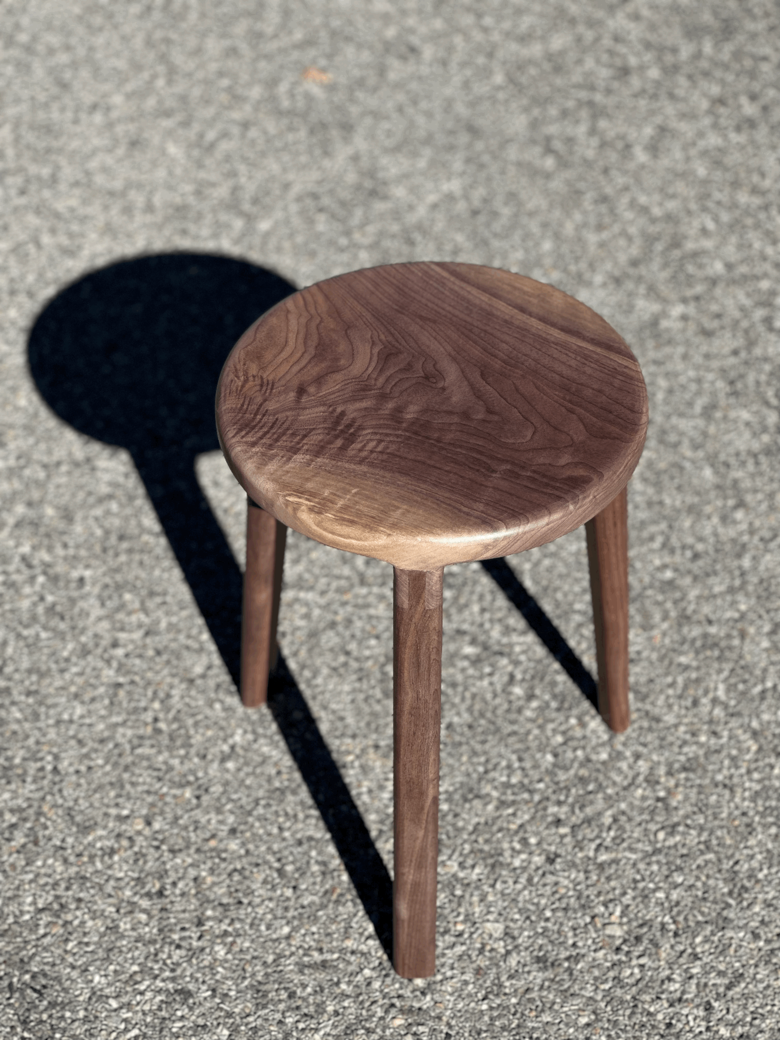 Tabouret Noyer Américain