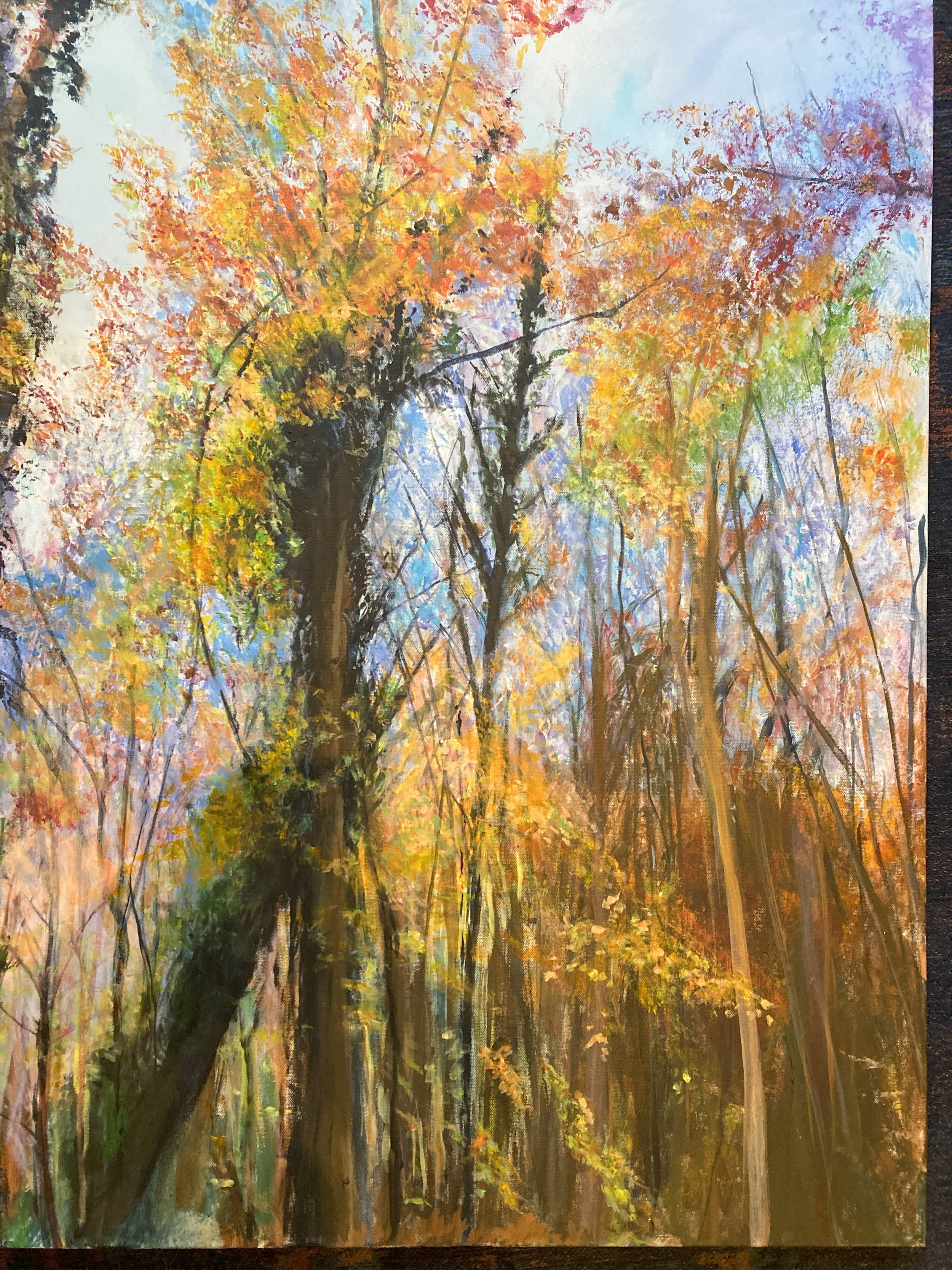 'Flourish1' 100x80 cms Acrylic Paint on Canvas
