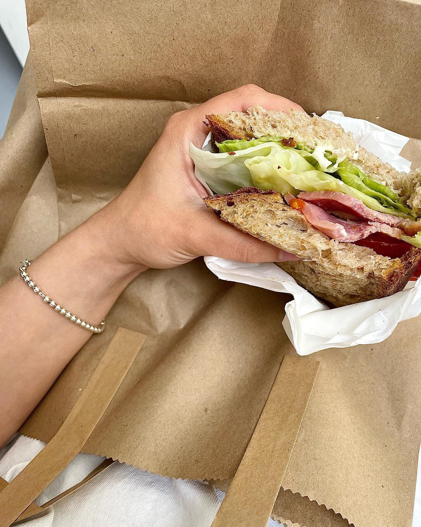 What&rsquo;s for lunch?
BLT with our plain sourdough in Camberwell or Salmon and Cream Cheese 
with our very own seeded croissant in Marylebone?
The bottom line is - our bread and pastries themselves are so good they upgrade any lunch experience what