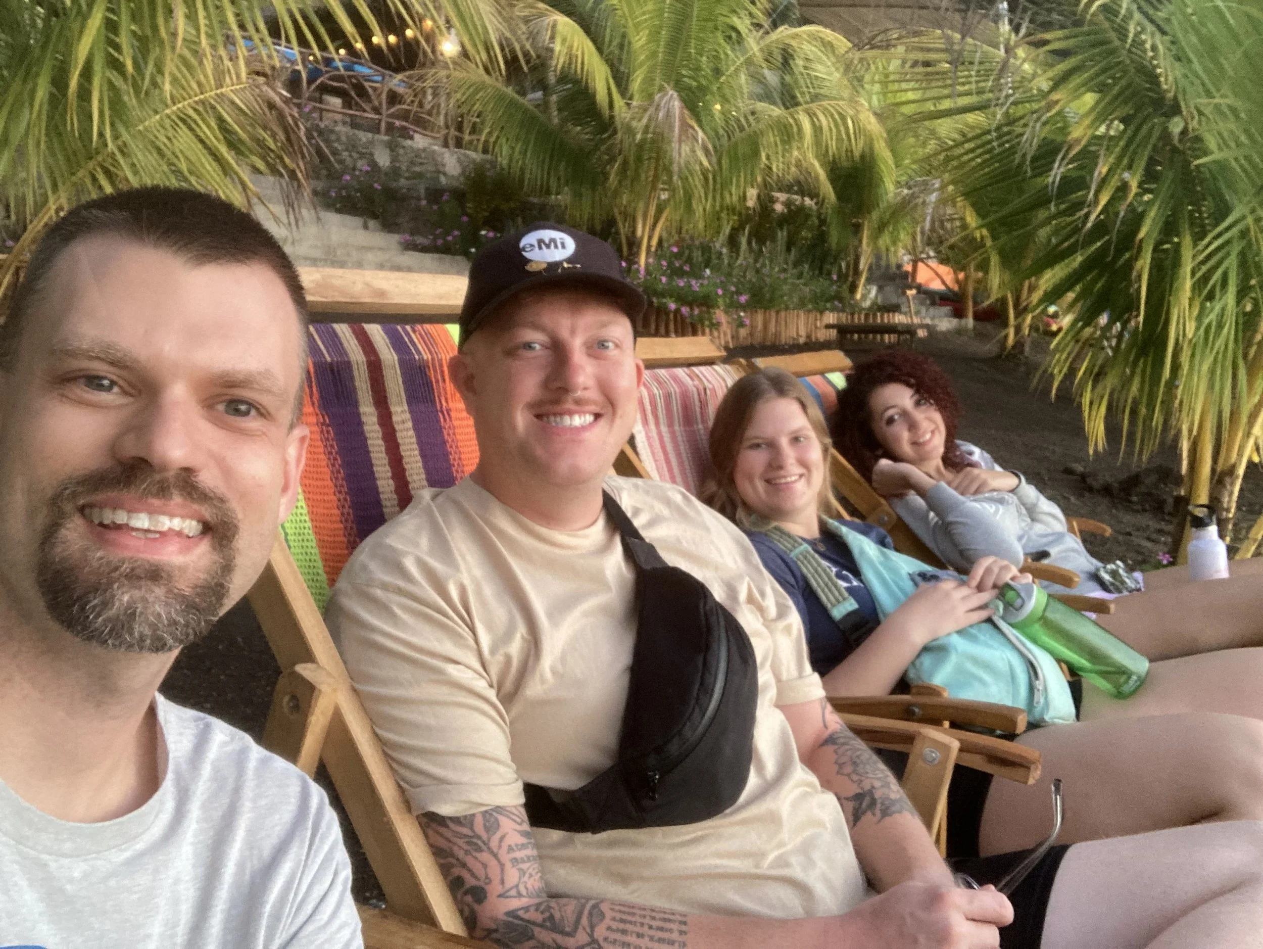 Sunrise Crew - David, Me, Kendall and Sarah