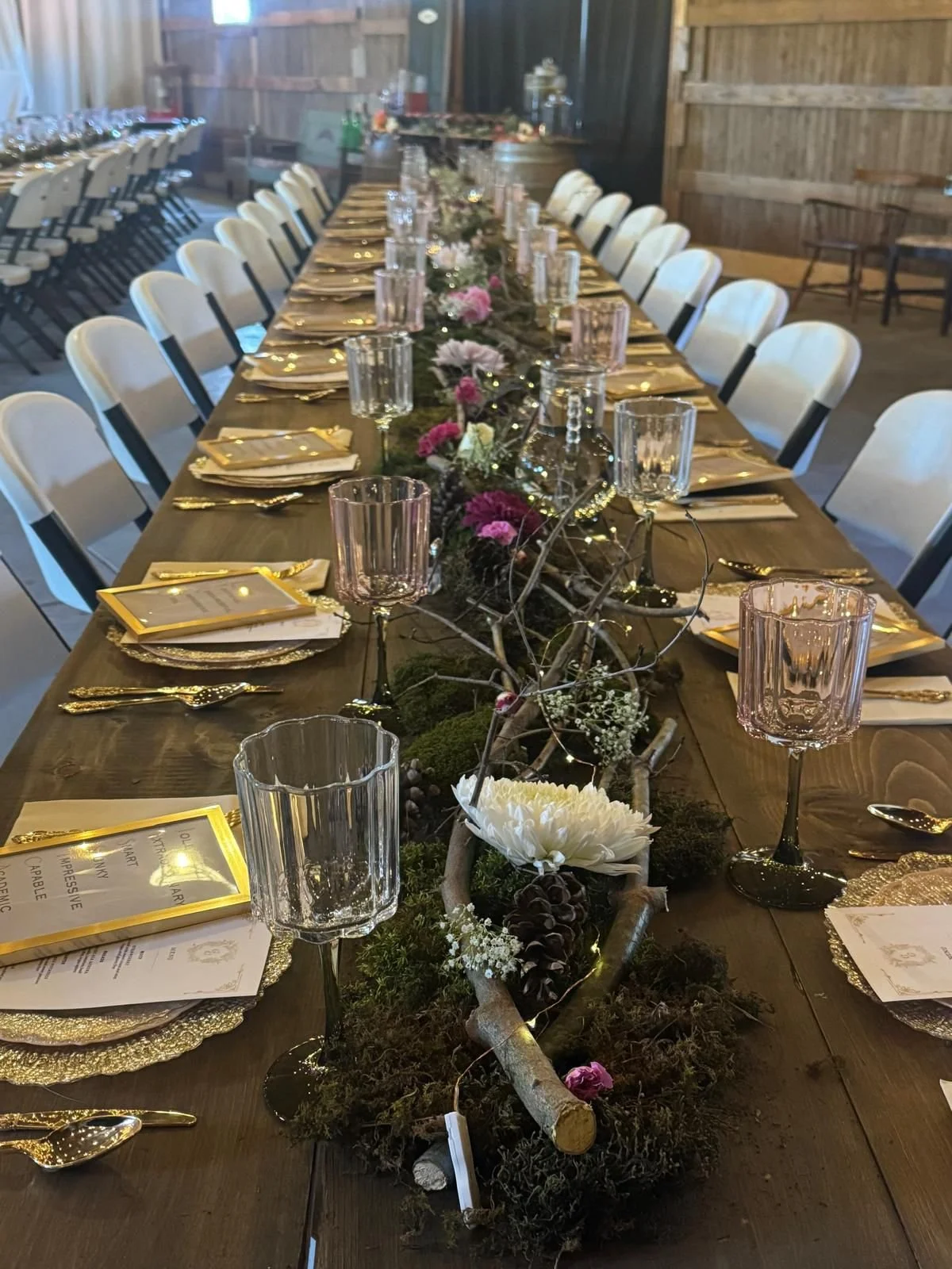 We also have 6 rectangular wood tables