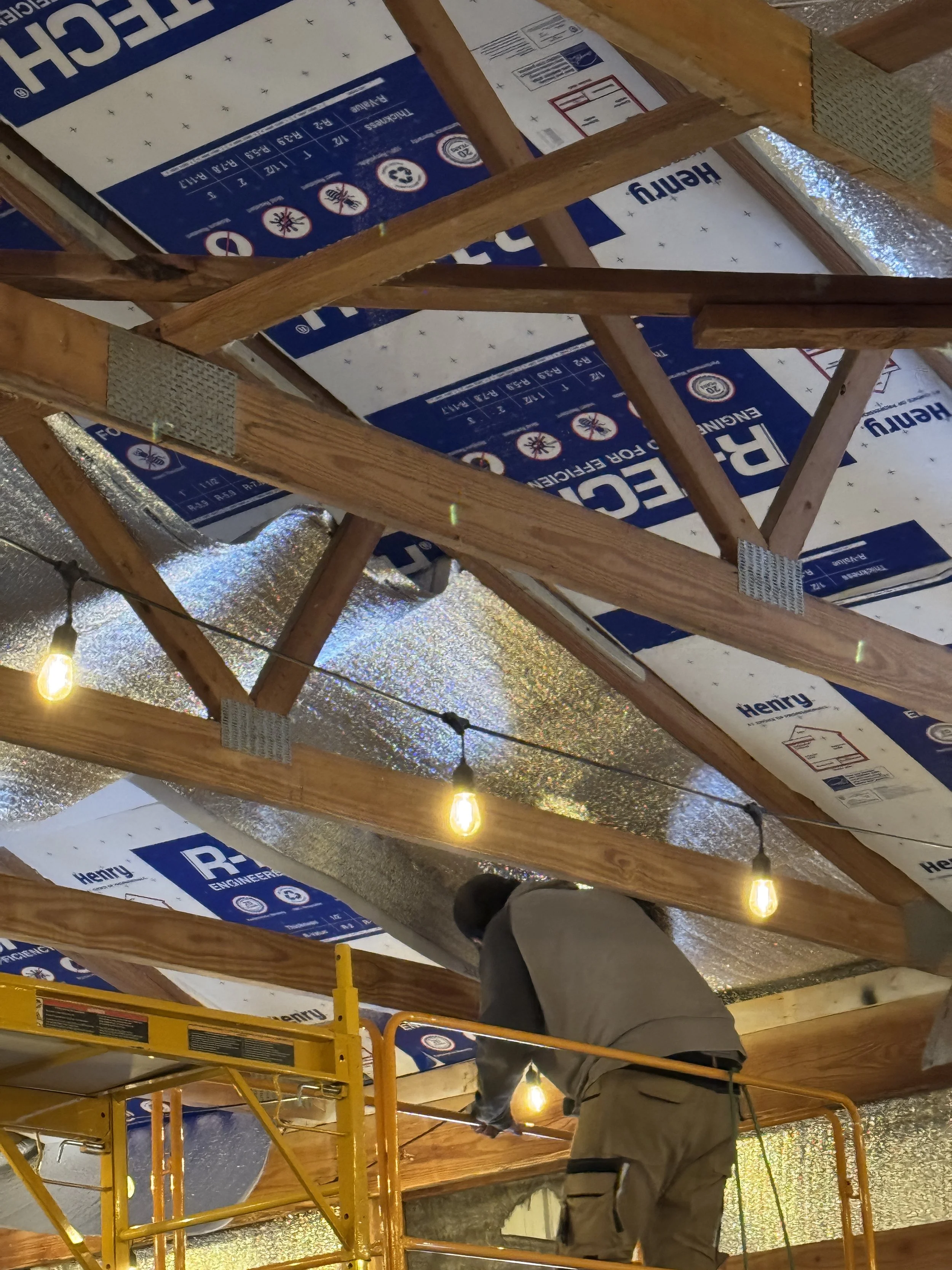 Added new insulation boards
