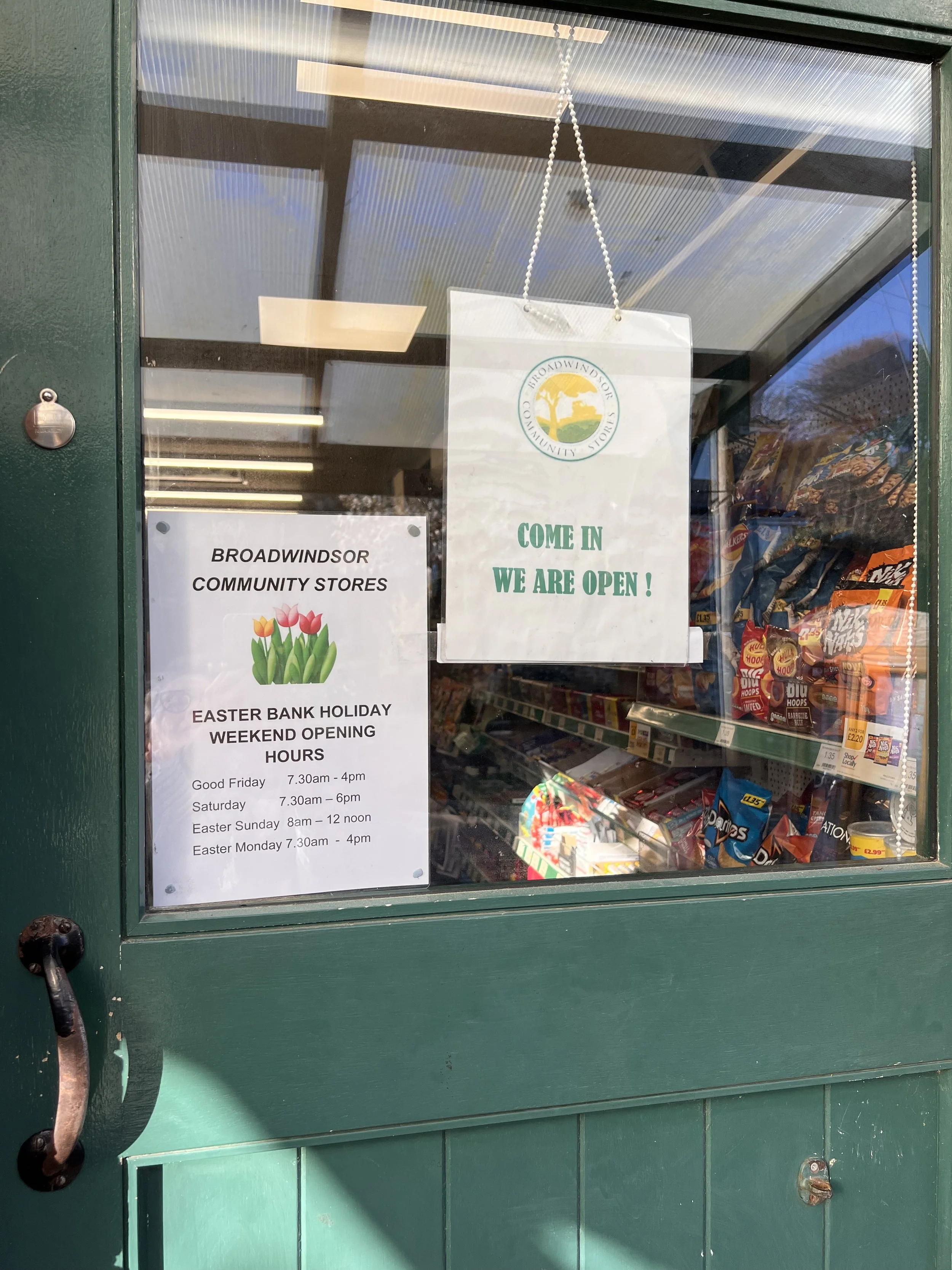 easter opening hours broadwindsor community shop