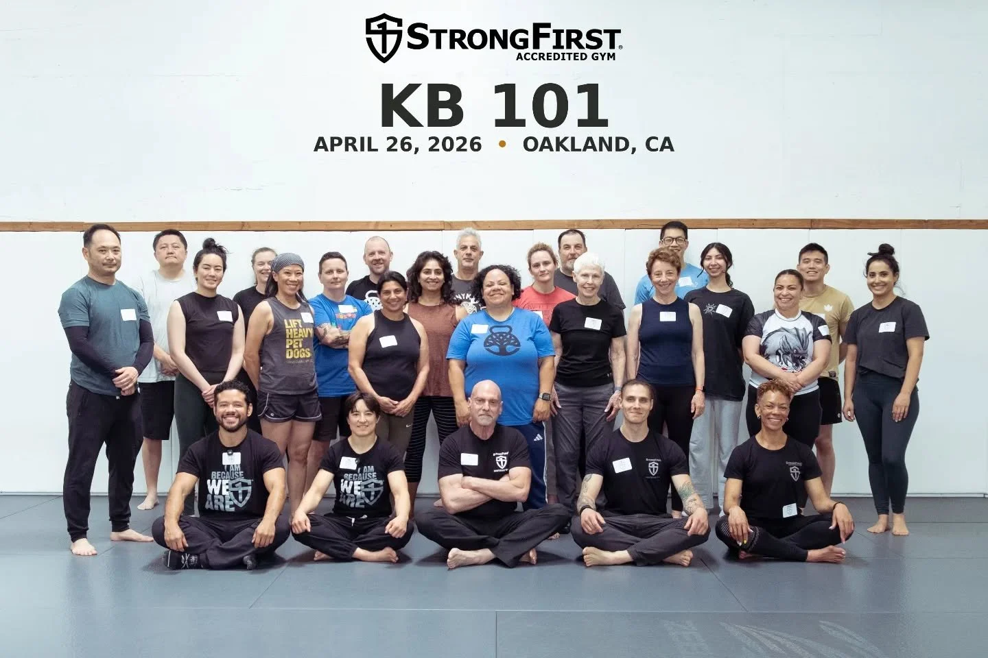 Full house! Great people!

Our StrongFirst Kettlebell 101 &ndash; Simple &amp; Sinister Workshop is in the books. A room full of students ready to learn, practice, and build real strength.

We&rsquo;re grateful to everyone who joined us, and to the t