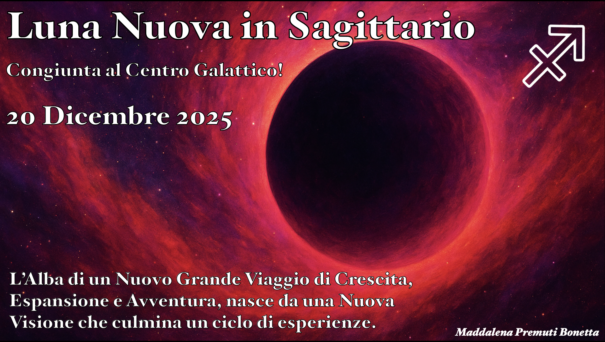 Luna Nuova in Sagittario - 20 Dicembre 2025
