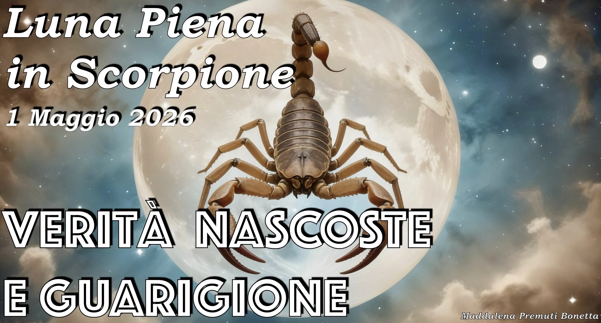 Luna Piena in Scorpione - 1 Maggio 2026 - Fiorire con la Vita
