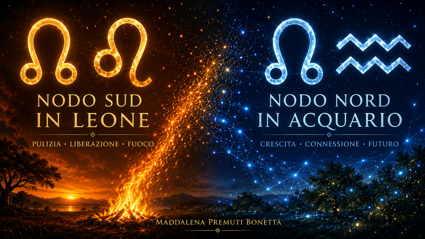 Il Cambio di Segno dei Nodi Lunari ☊ ♒️  - ☋ ♌️ 