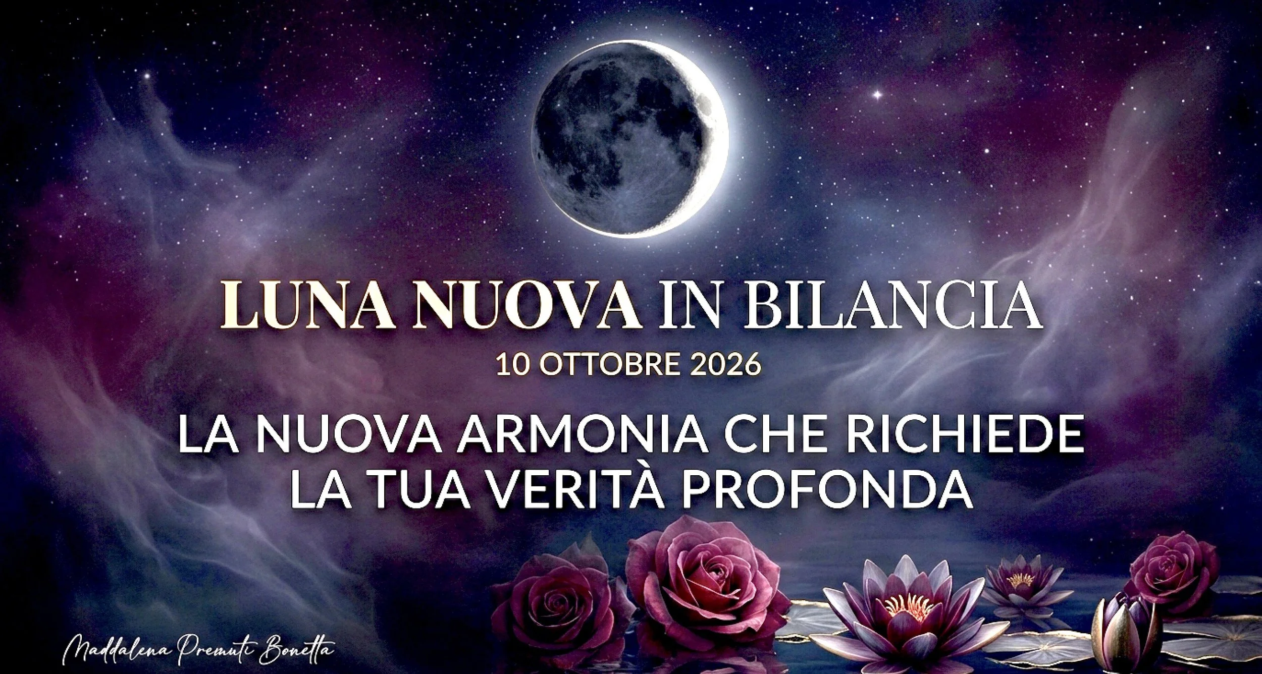 Luna Nuova in Bilancia - 10 Ottobre 2026 L’Armonia vuole la tua Onestà