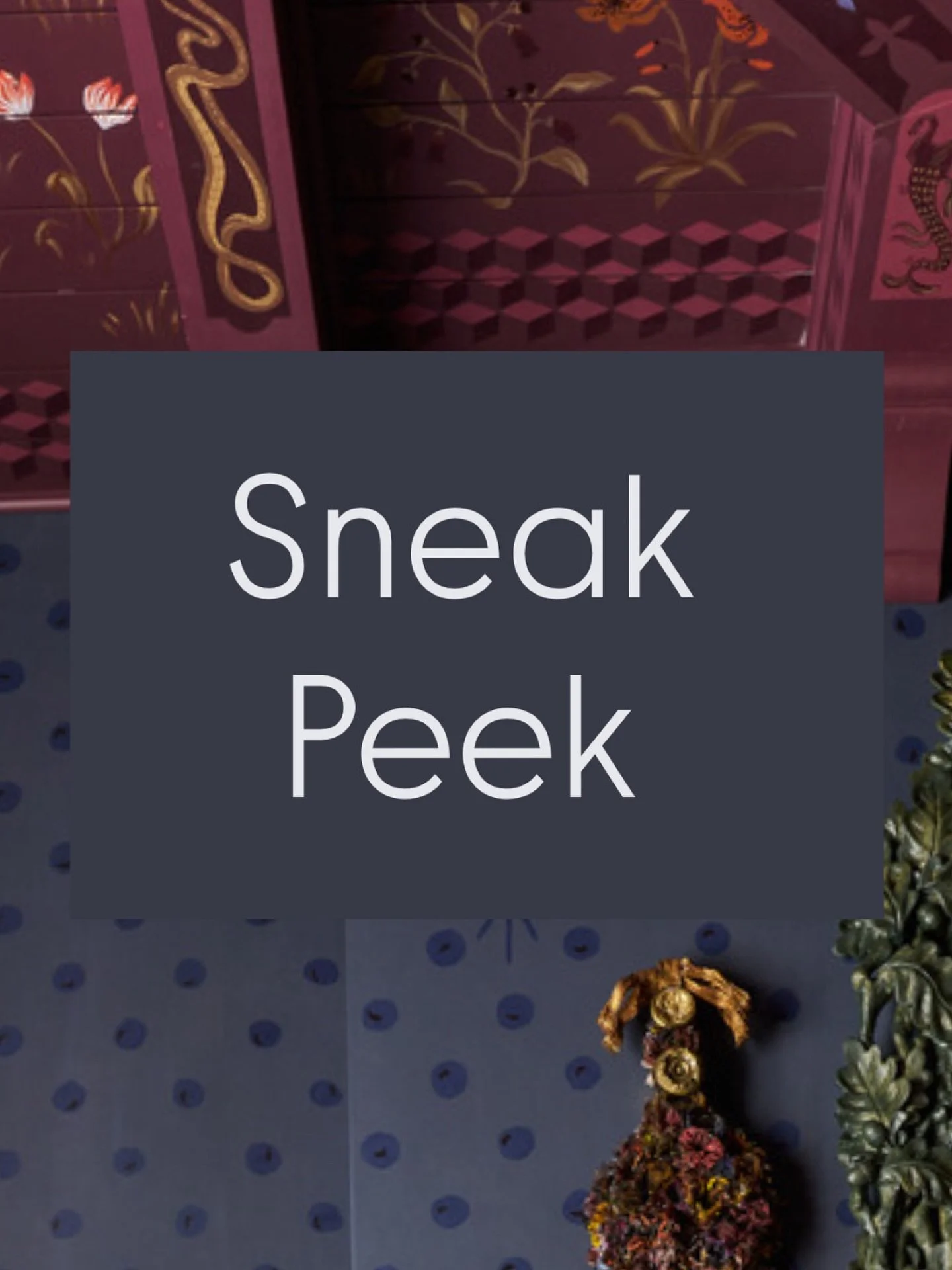 Stay tuned to see the finished @kbshowhouse room tomorrow! So in love with the ceiling I designed and painted for @sarahstaceyinteriordesign and her gorgeous study.