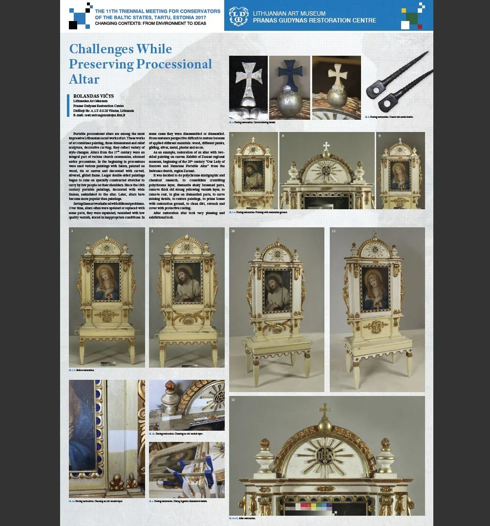 CHALLENGES WHILE PRESERVING PROCESSIONAL ALTAR