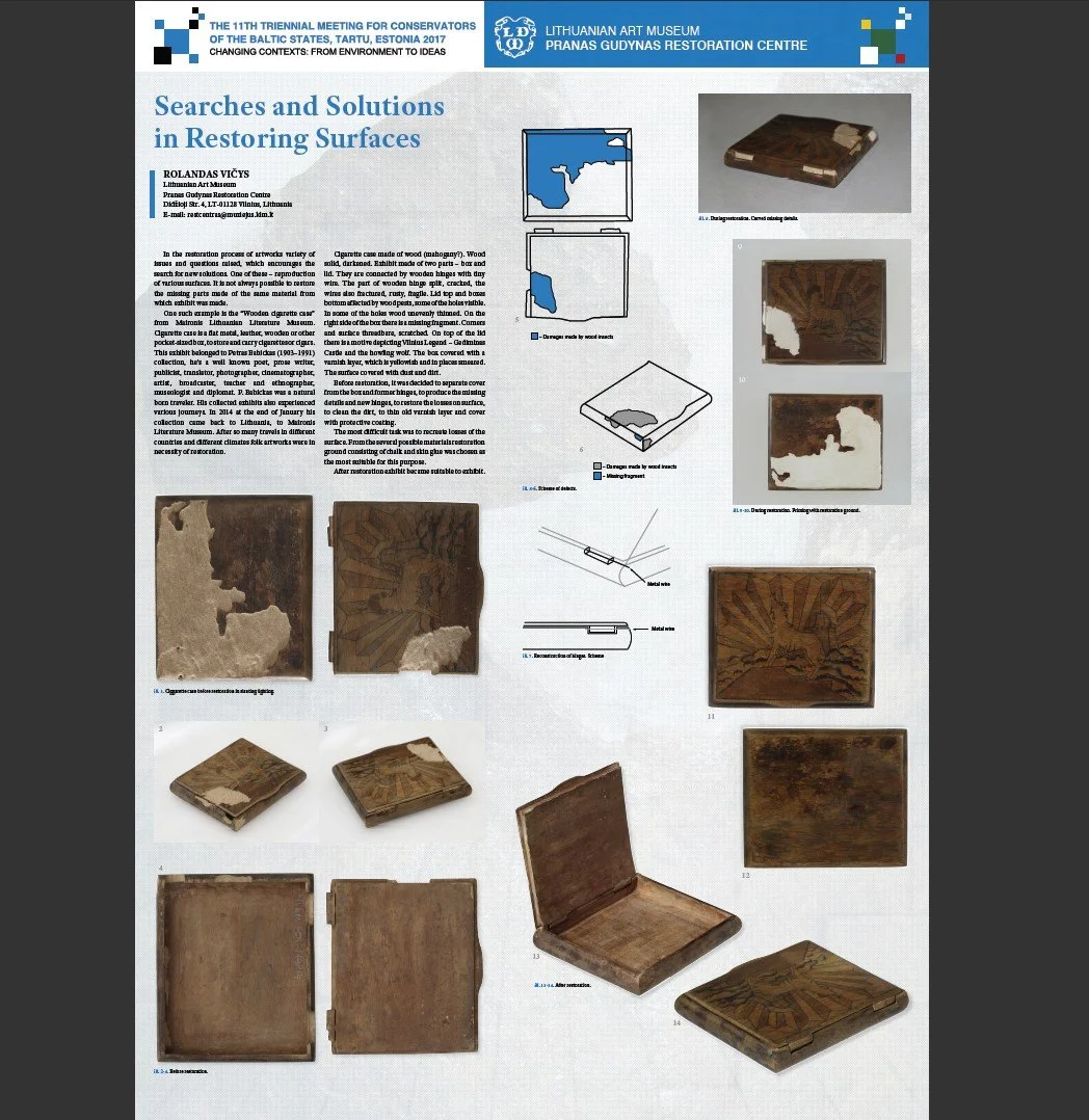 SEARCHES AND SOLUTIONS IN RESTORING SURFACES