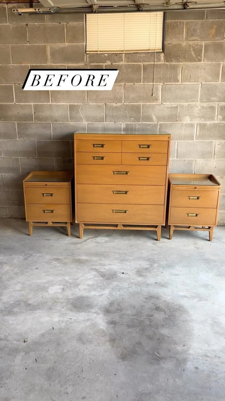 Adding Texture To A MidCentury Modern Dresser With Something Odd