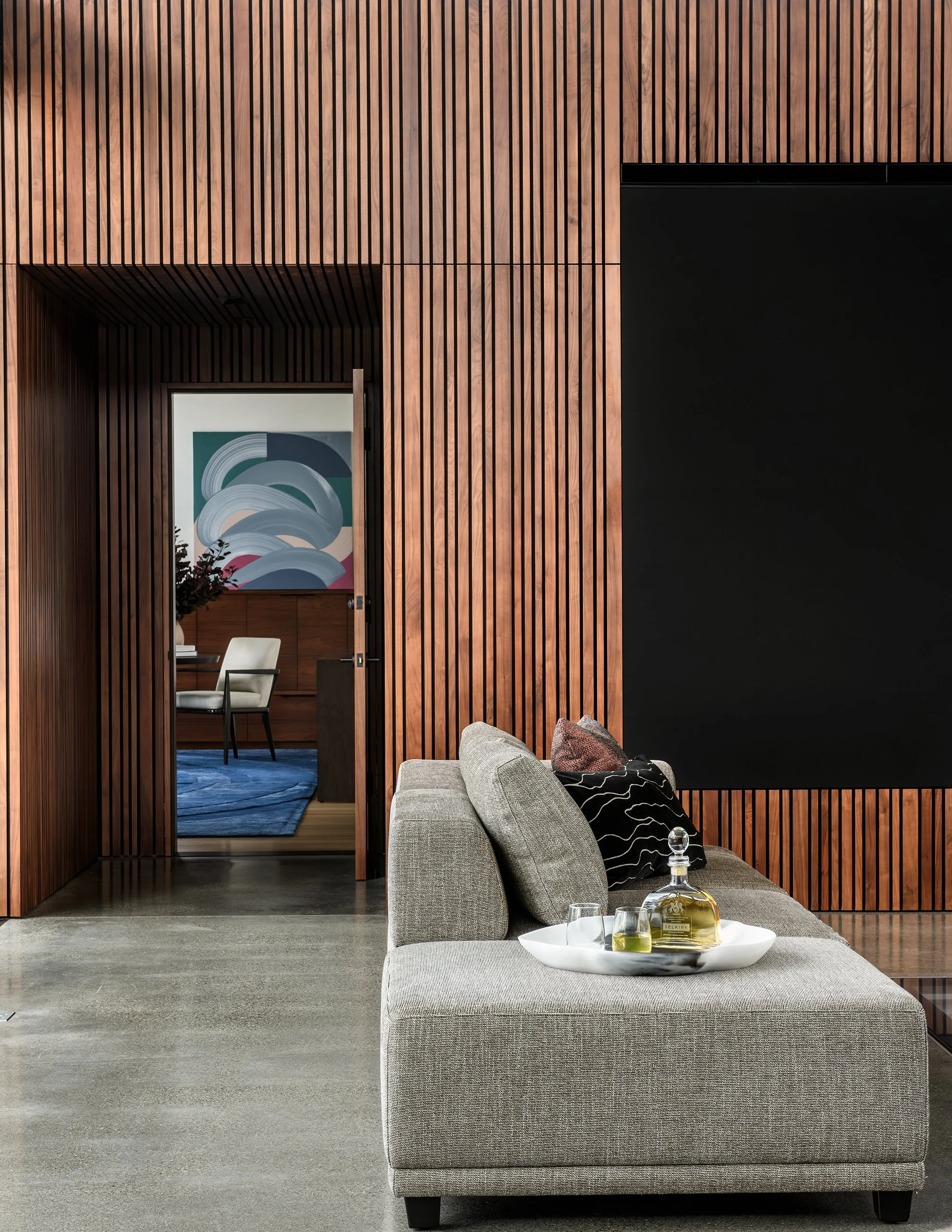 Patrick Byrne Architects, Garage Pavilion-custom residential-unique spaces-ferrari-custom wine enclosure-glass flooring-car lift-guitar display-19.jpg