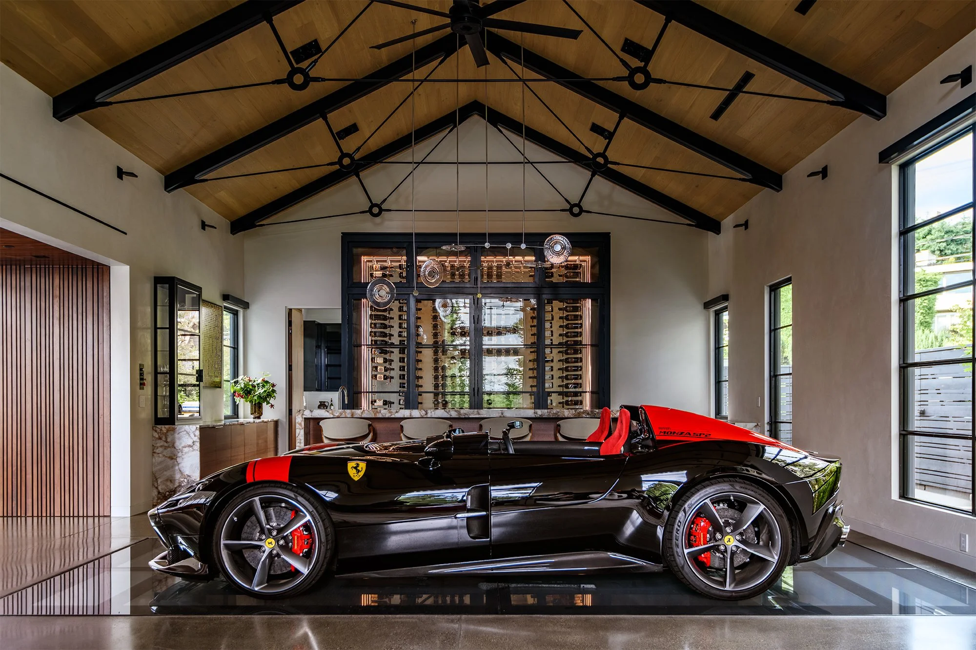 Patrick Byrne Architects, Garage Pavilion-custom residential-unique spaces-ferrari-custom wine enclosure-glass flooring-car lift-guitar display-34.jpg