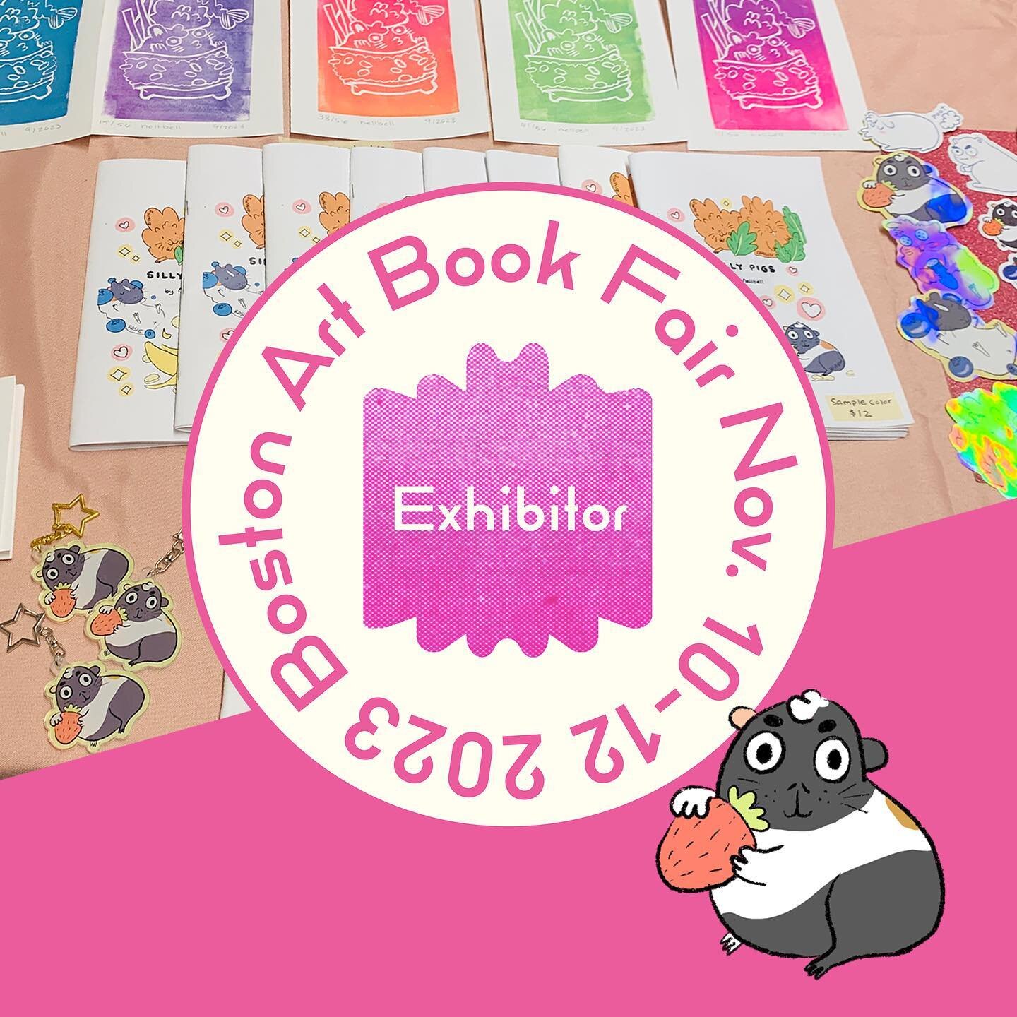 In 3 days! 🩷 I&rsquo;m coming back 🩷 to @bostonartbookfair with my comics, zines, stationary goods, prints, and (NEW) mini paintings! Say hi and check out all the cuteness. See all the awesome creatives!

Get a ticket to the Preview Party if you wa