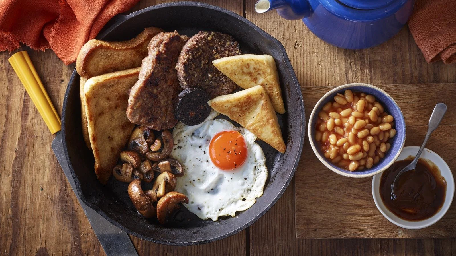 A Hearty, Traditional Scottish Breakfast