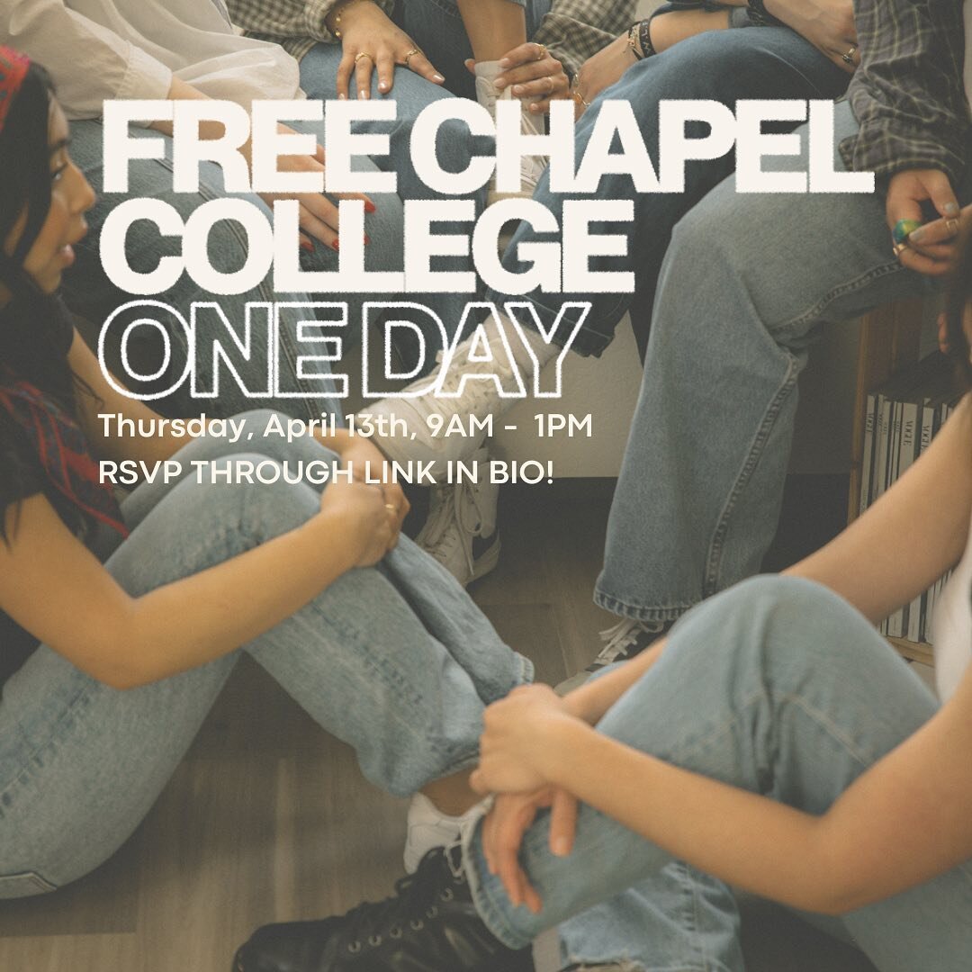 Come spend a day in the life of a college student🤩 We are having ONE DAY April 13th! If you&rsquo;re interested in what every day life looks like here at FCC, this is your chance! Shadow our students, experience classes, and dive right into FCC cult