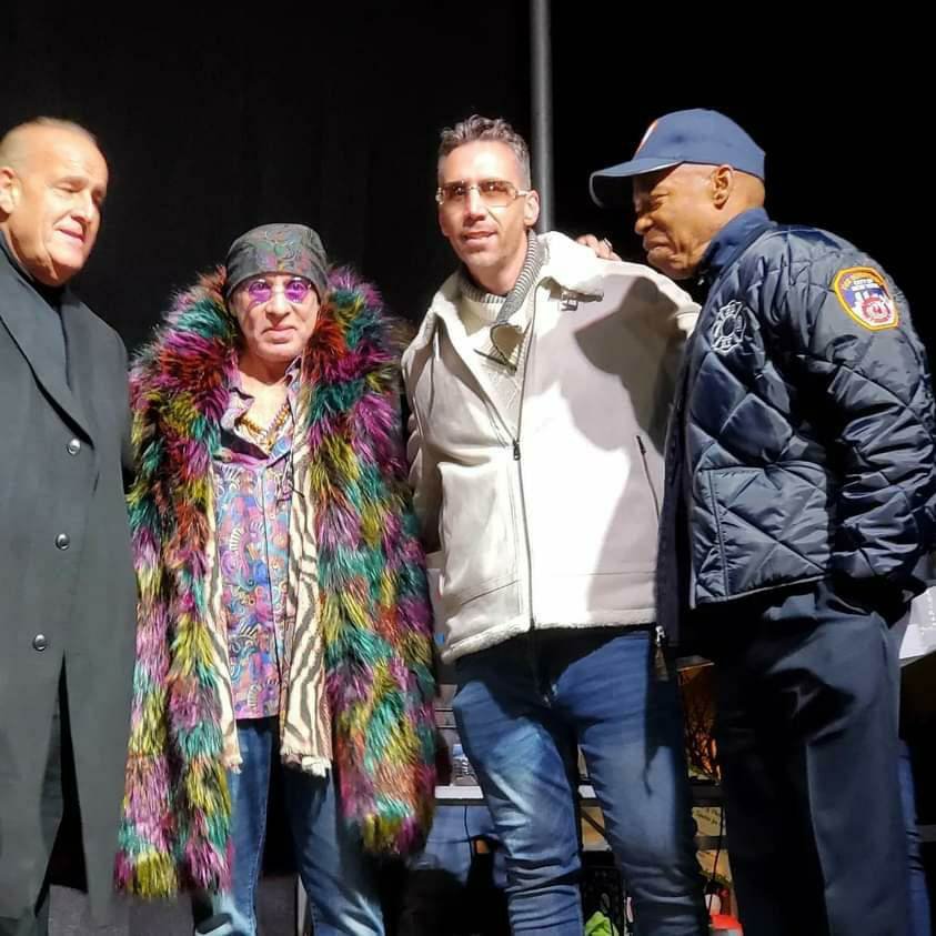 Joe Causi, Stevie Van Zandt &amp; NYC Mayor Eric Adams