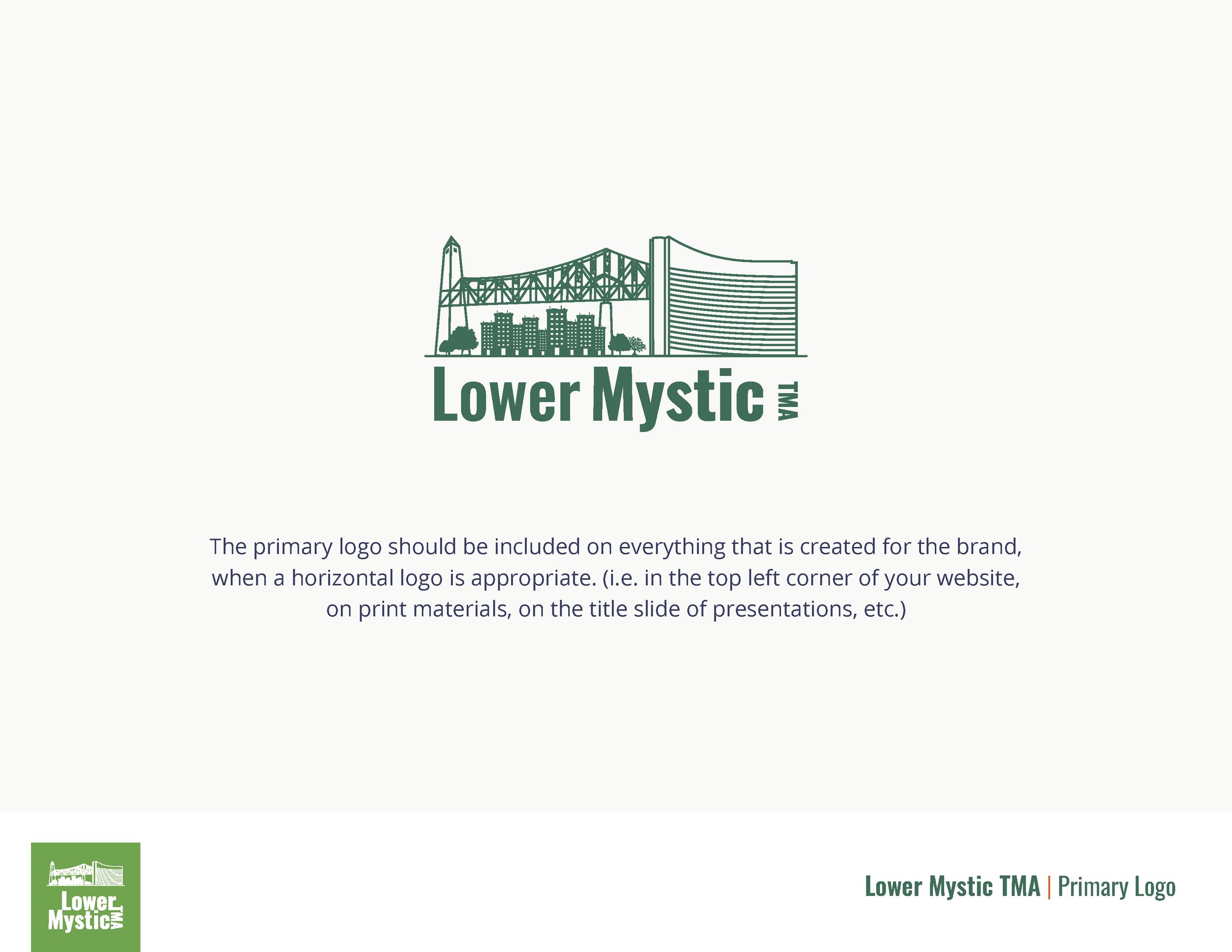 Lower Mystic TMA Primary Logo by Hunter Design Studio