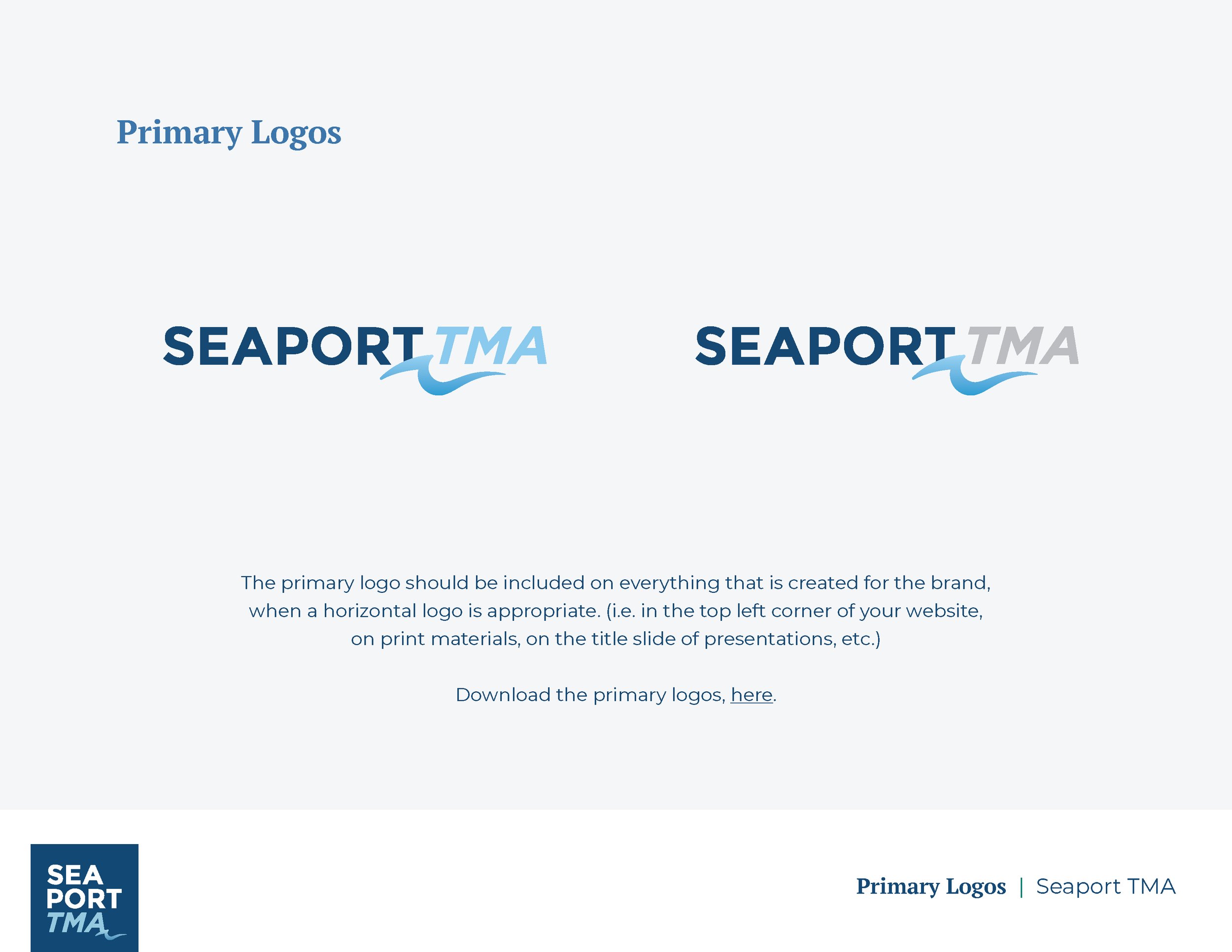 Seaport Transportation Management Primary Logo