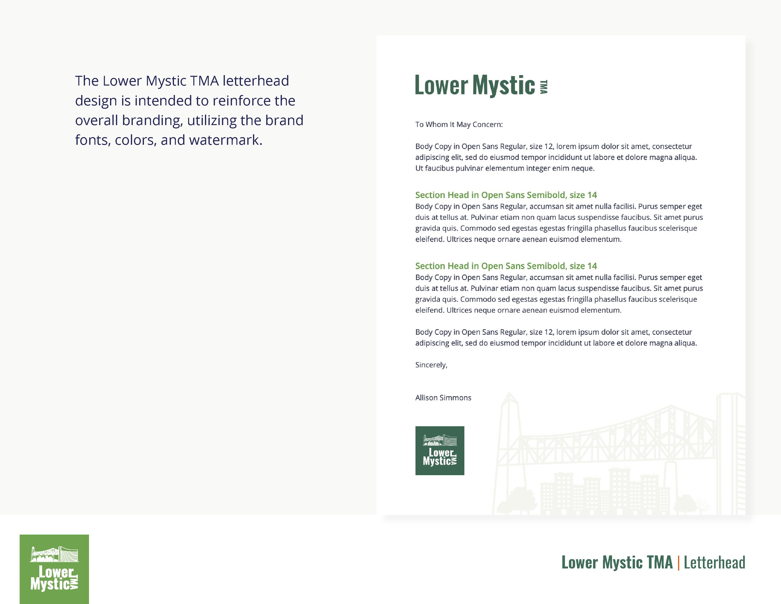 Letterhead Template Design