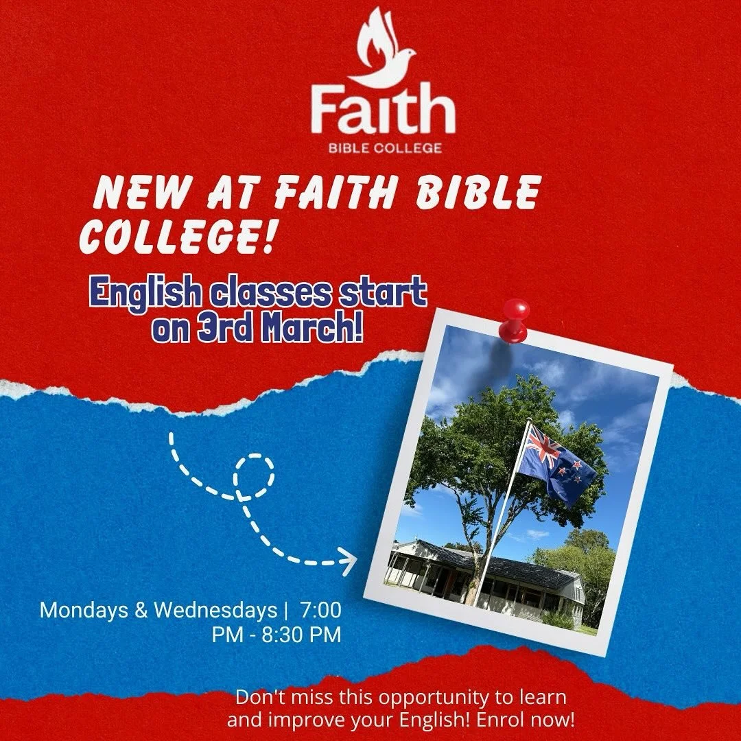 📢 English Course - Enrol Now! ✨

📅 Start Date: 3rd March
📍 Classes: Mondays &amp; Wednesdays
🕖 Time: 7:00 PM - 8:30 PM
💰 Cost: $40 per week
🎯 Limited spots: Only 15 available!
📝 Once you submit the form, you will receive payment details to con